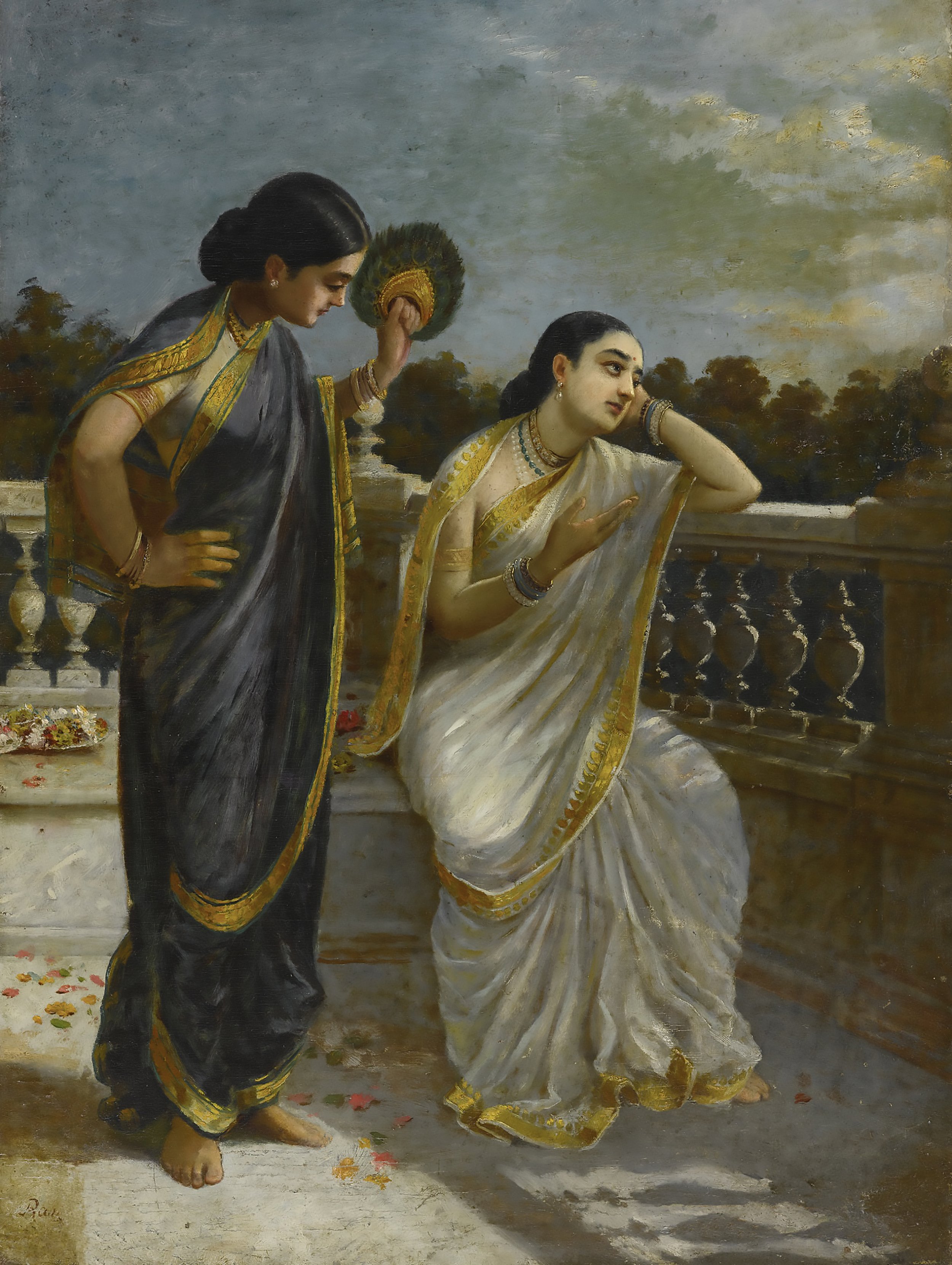 Untitled Portrait of Damayanti By Raja Ravi Varma.jpeg