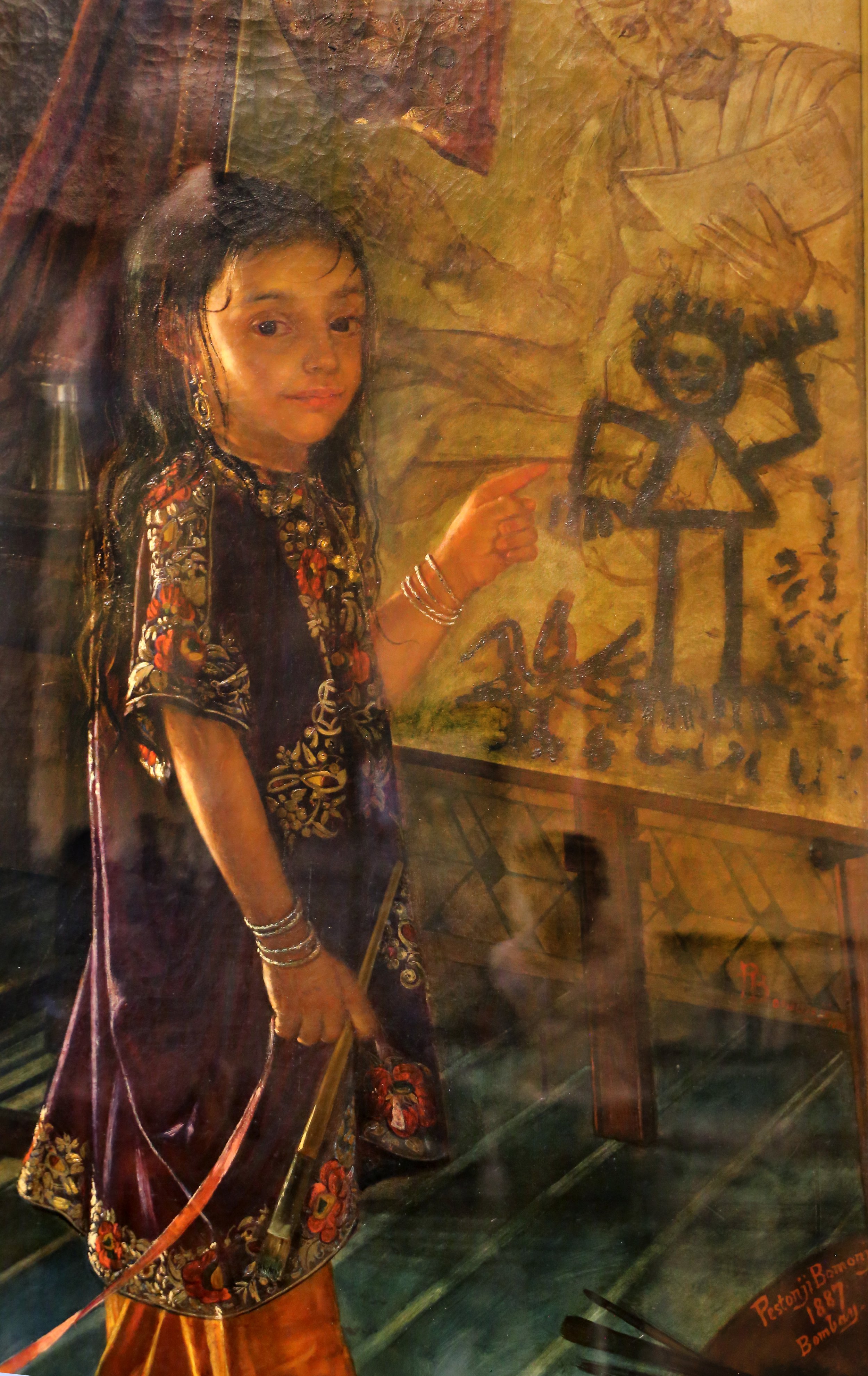 Parsee Girl 1887 By Pestonji Bomanjee.jpeg