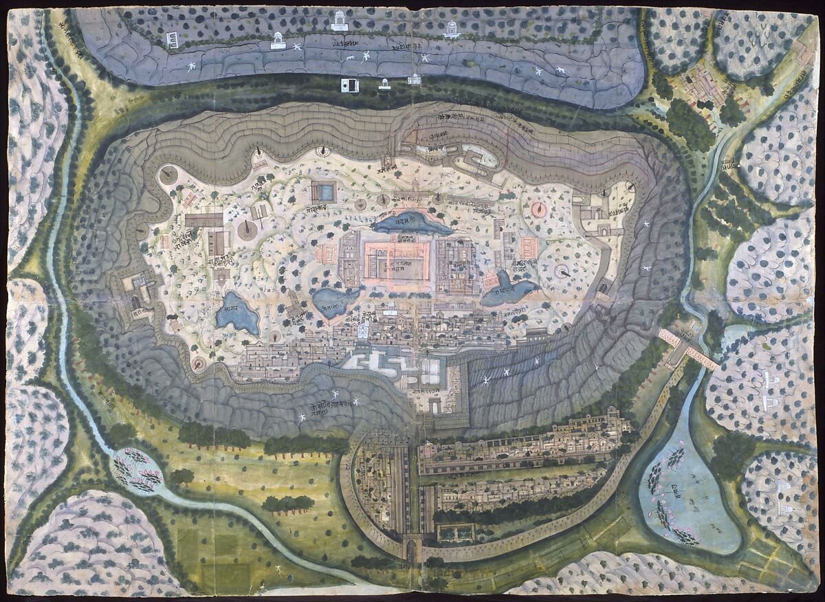 Fortified City of Ranthambhor by Bagta (1810-18).jpg