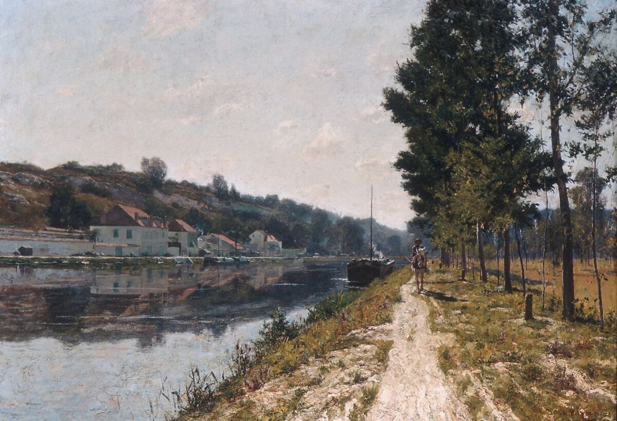 Banks of the Loing by William Lamb Picknell.jpg