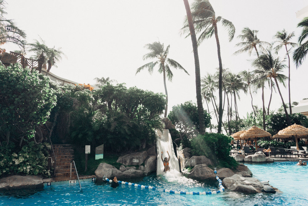  They have a bunch of different pools and a couple waterslides. This is when I really missed my son. I'll have to bring him back! Its a great place for all ages and the whole fam! 