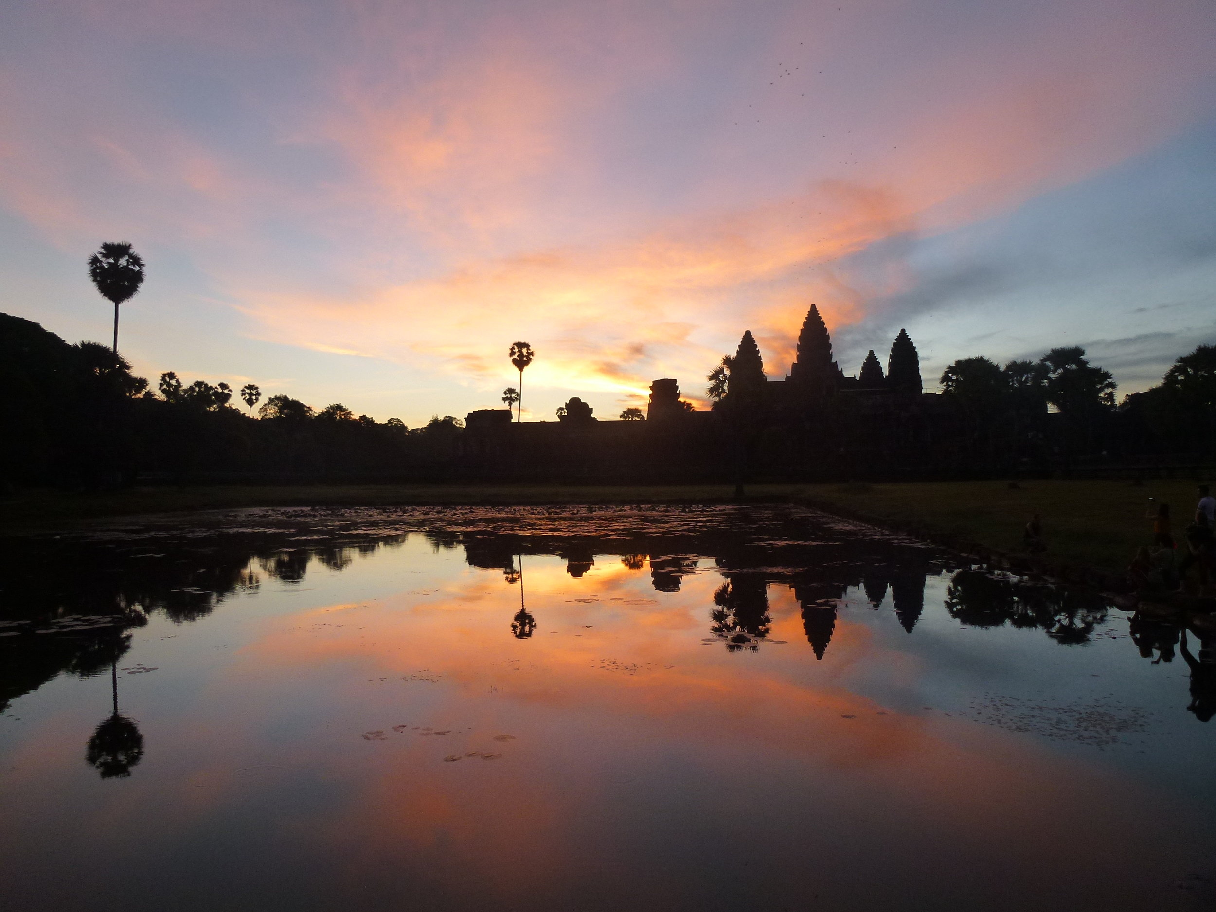 Sonnenaufgang in Angkor Wat, Kambodscha