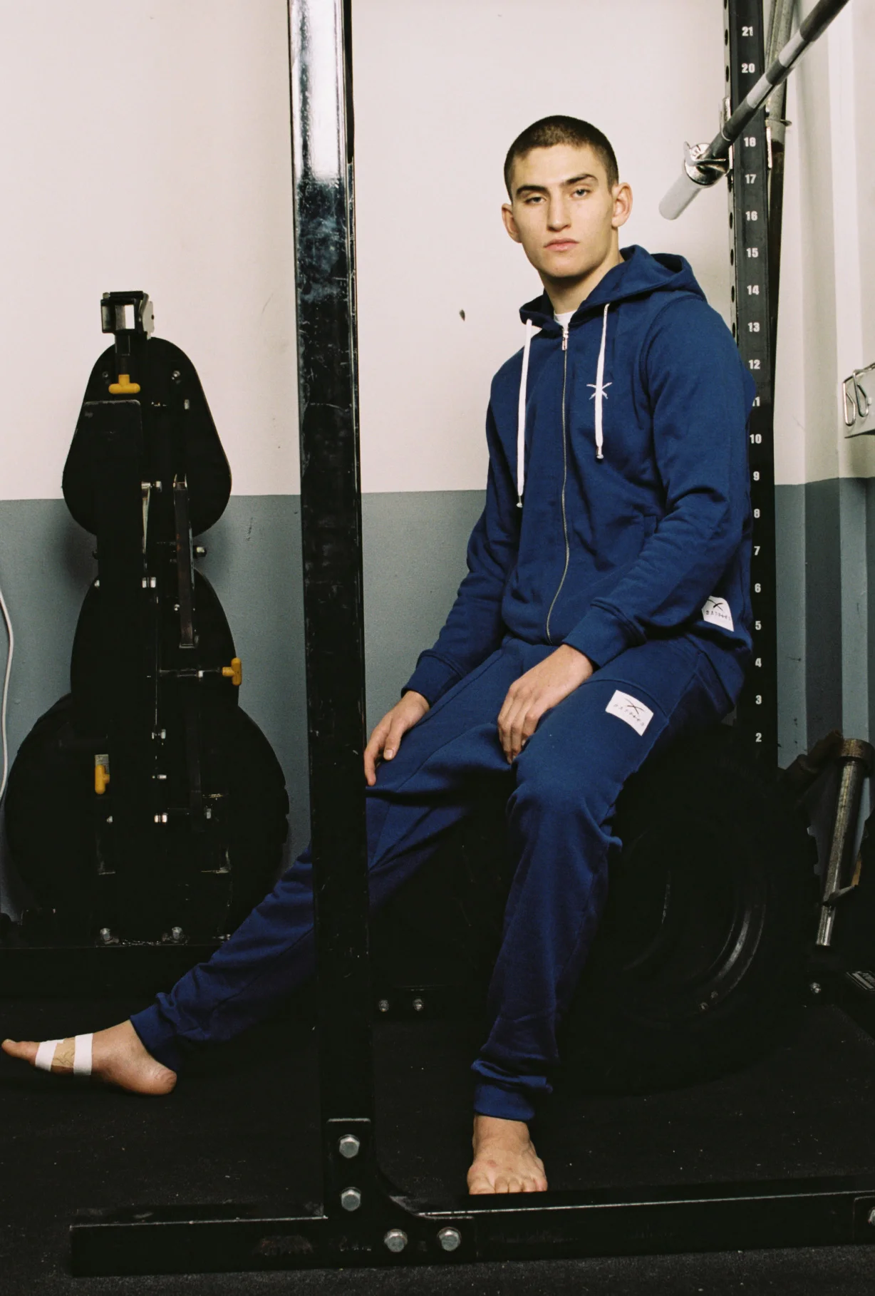 Battles of Paris Blue Zip-Up Hoodie and Track Pant