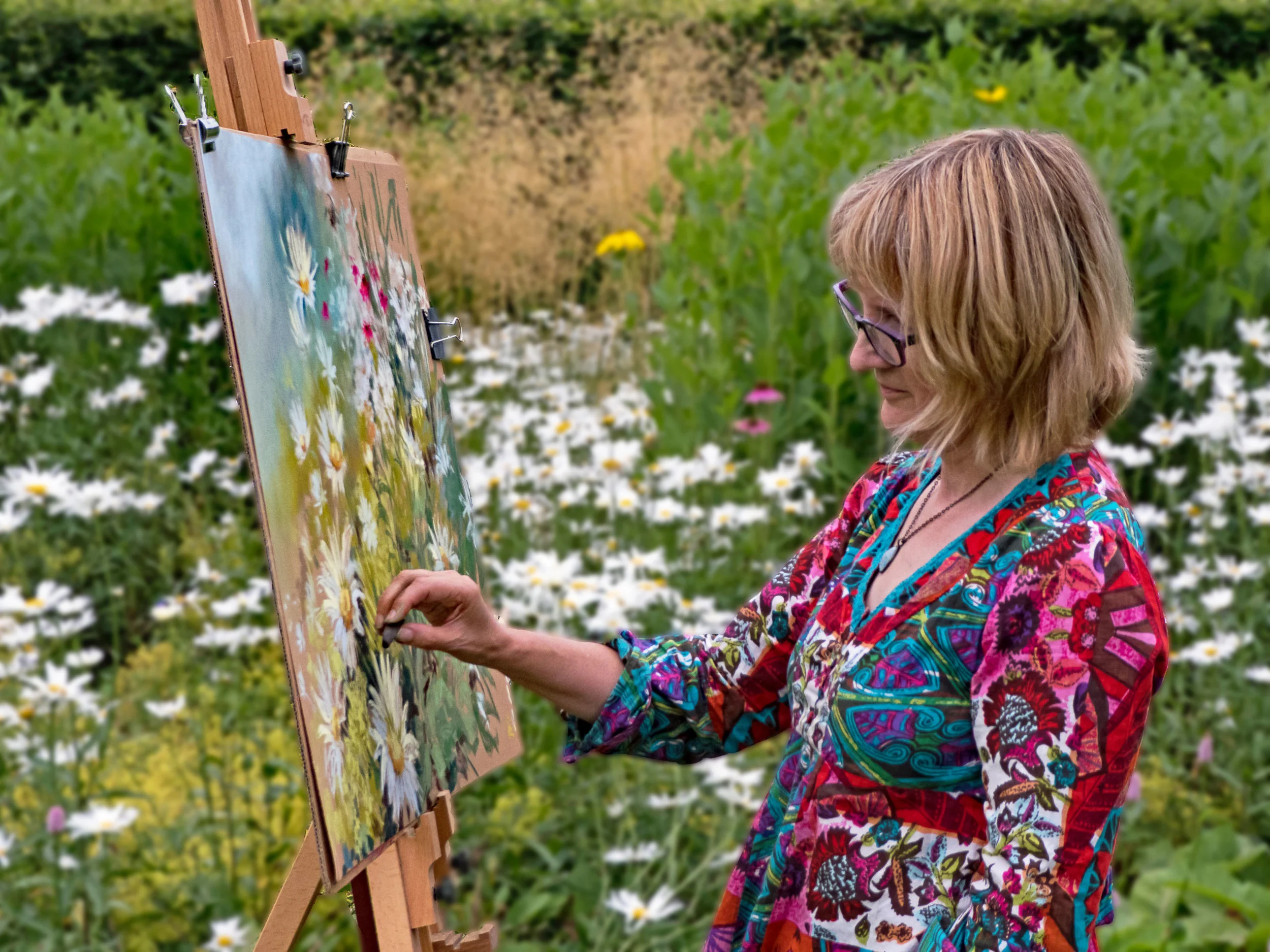 July My First Month As Artist In Residence At Rhs Garden Harlow Carr Nel Whatmore