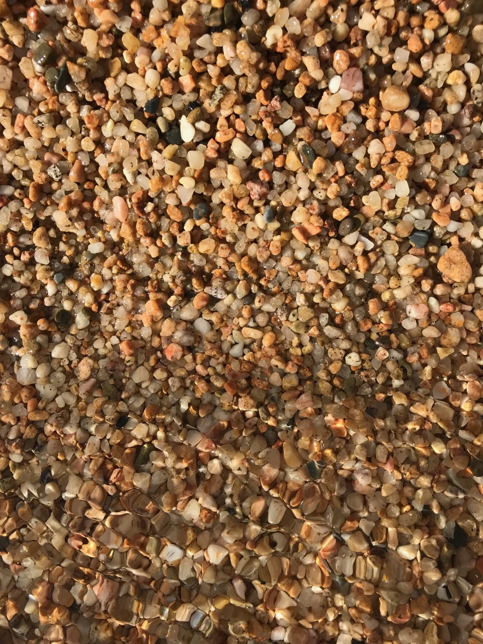 A close up of the "Sand"
