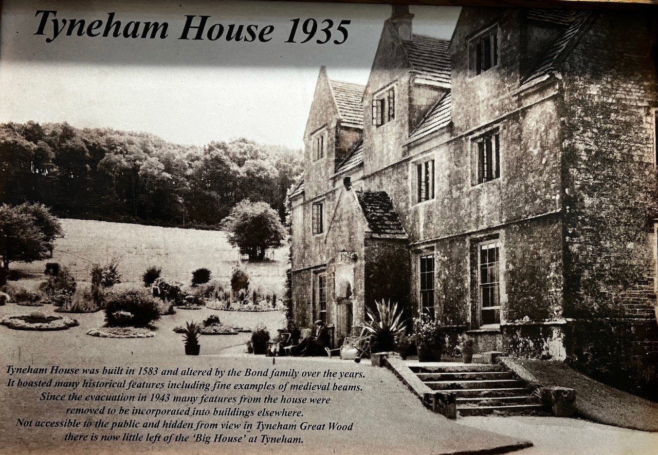 Tyneham House - then