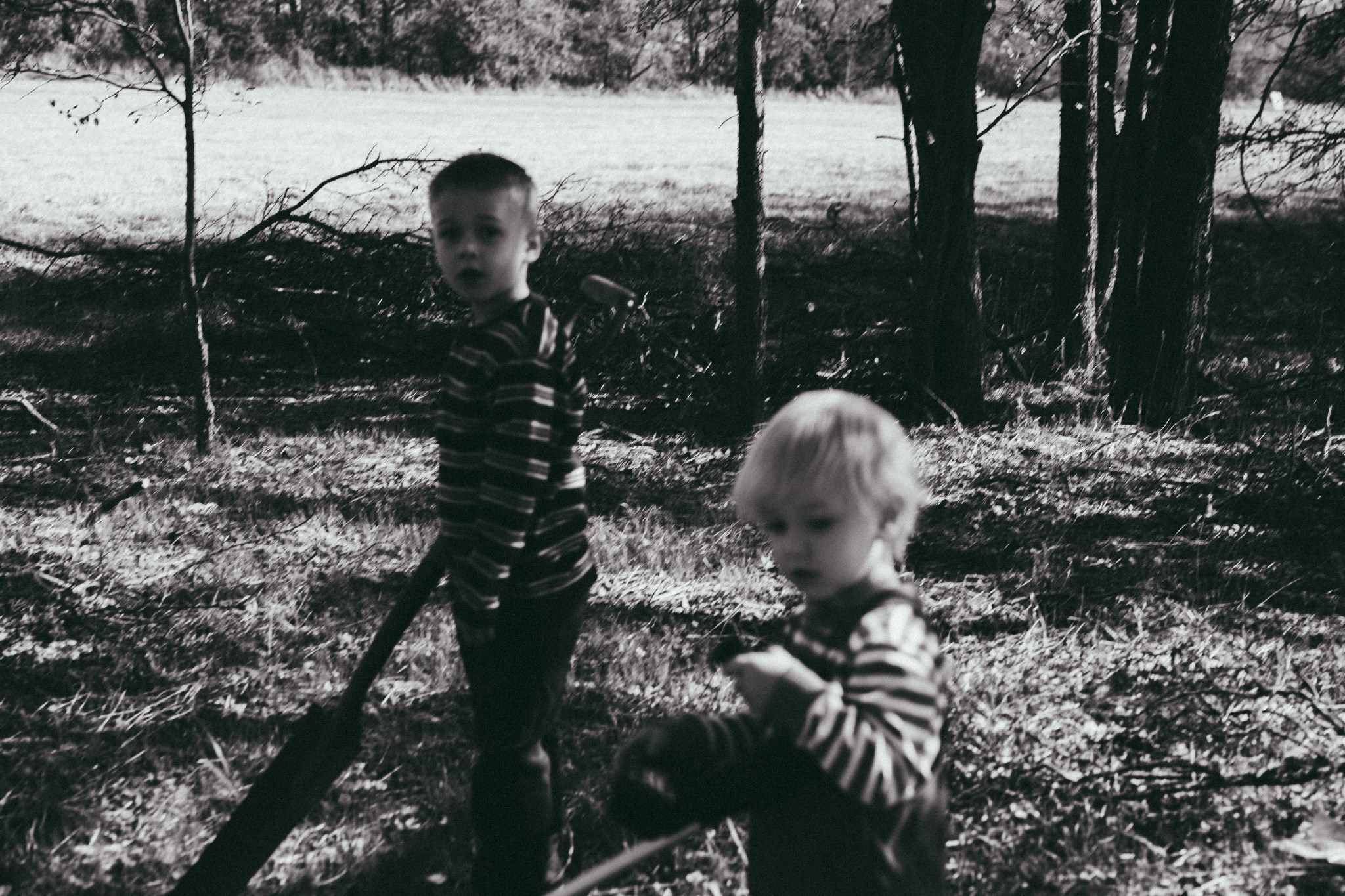 We dug for buried treasure