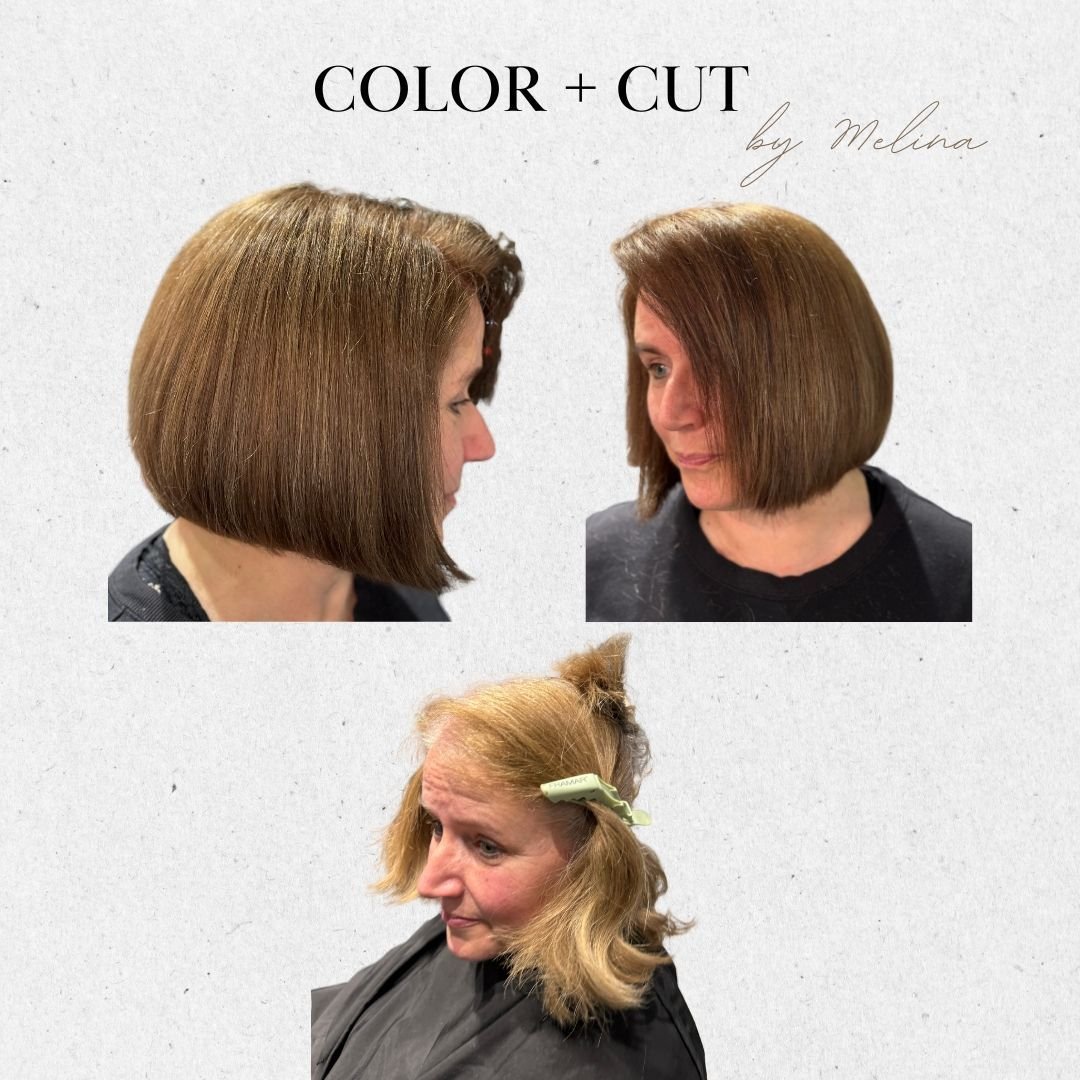 It's incredible what fresh color and amazing haircut can do for your confidence!

This client of @manes.by.melina was ready to revamp her look! This color, and precision cut compliment her features and make those blue eyes POP!

Schedule with Melina!
