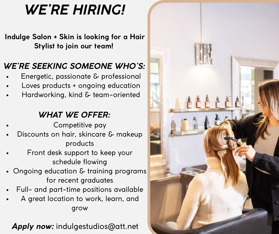 Love hair? Love people? Your next career move is here!