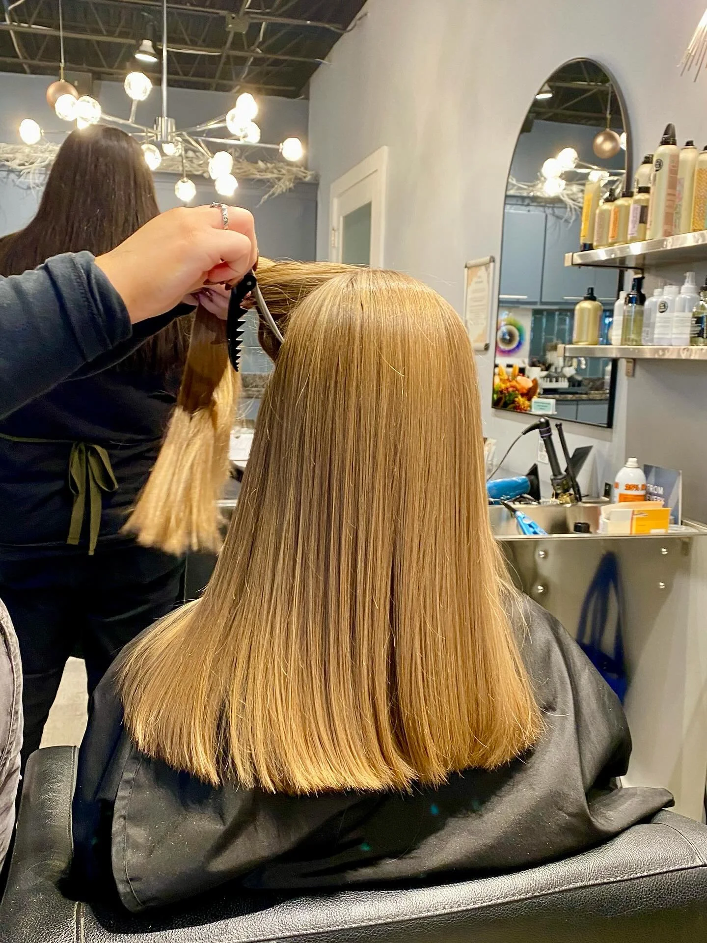 Say hello to softer, smoother, frizz-free hair!

Melina&rsquo;s client came in ready to refresh her look, and a Keratin treatment was the perfect solution. Keratin works by infusing the hair with proteins that strengthen, smooth, and seal the cuticle