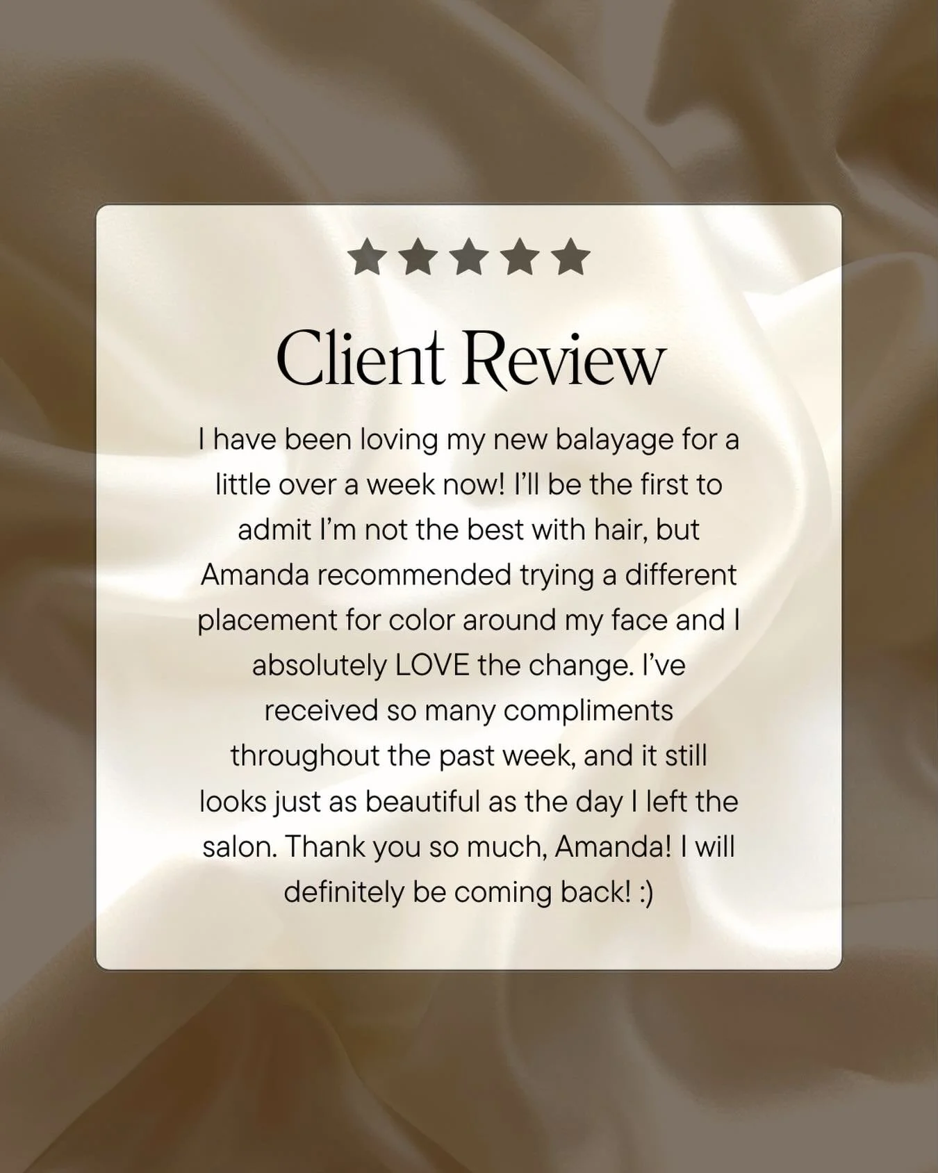 Nothing makes us happier than hearing how confident our clients feel after their appointment 💕✨

Amanda absolutely nailed this gorgeous balayage refresh for Kelsi, including a new face-framing color placement that completely transformed her look! We