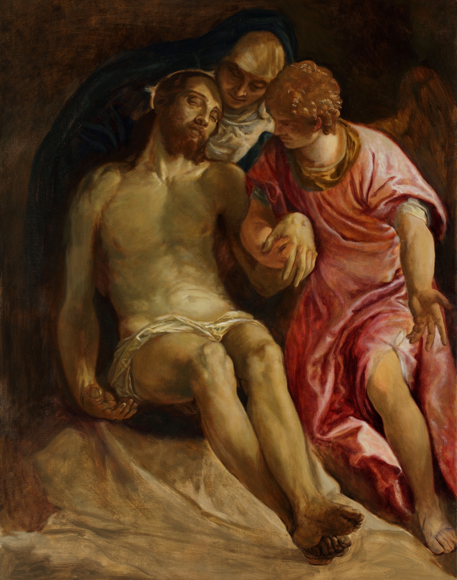 PIETÁ   Copy after Veronese    2015    Oil on canvas    130 x 100 cm  