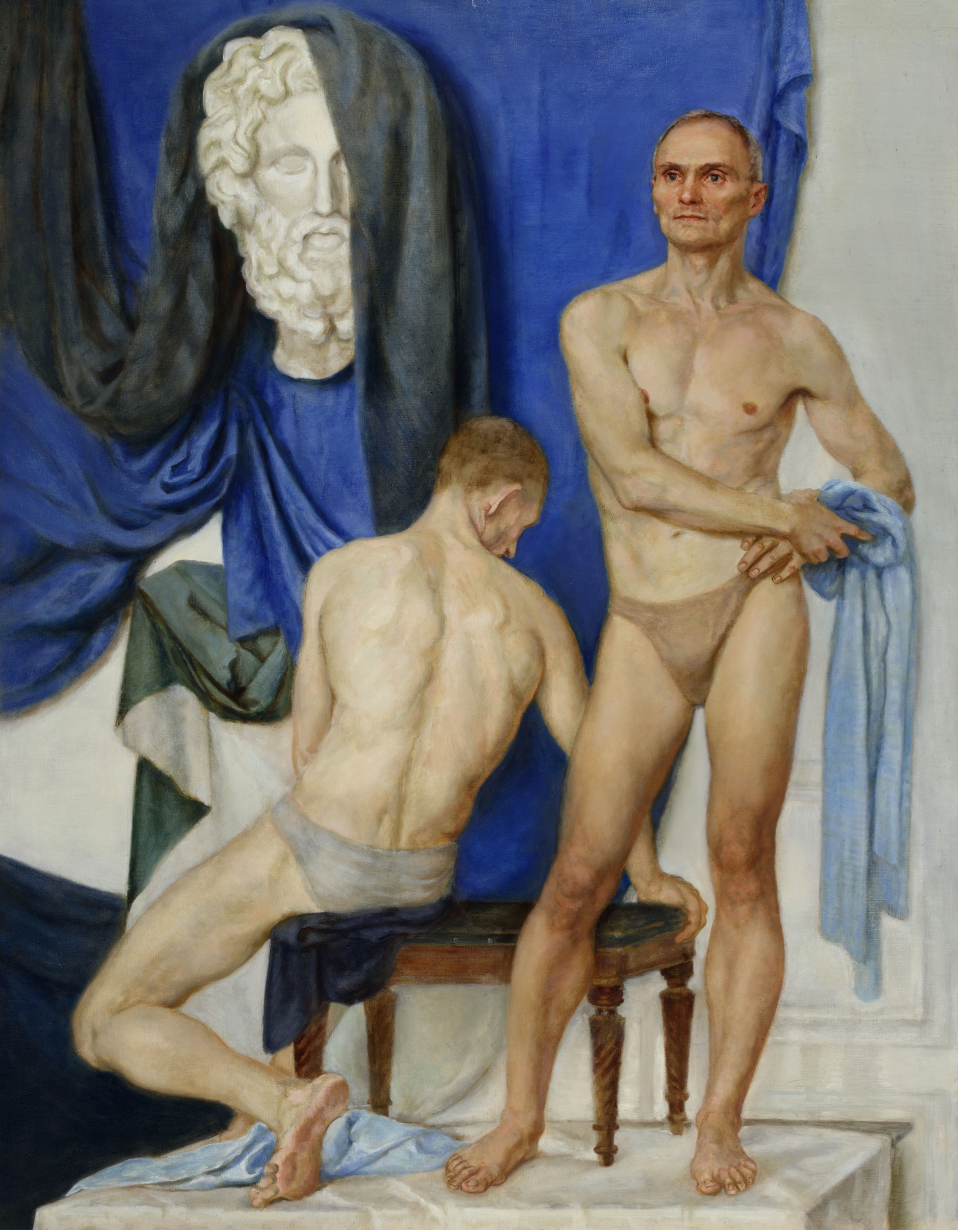  POSTANOVKA III   2018    Oil on canvas    180 x 140 cm  