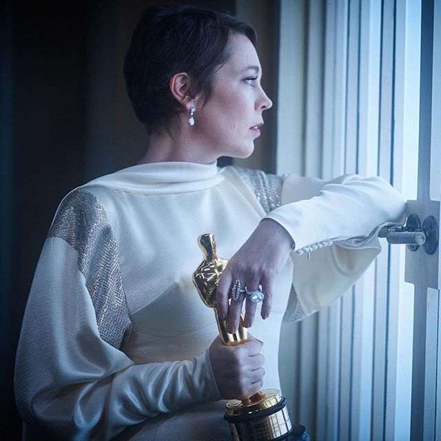 We stan the Queen. That is all. #oliviacolman #bestactress #thefavourite #oscars