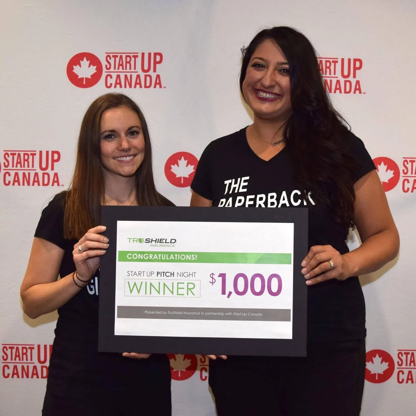 The winning pitch! Pitching the Milspouse Collective at the StartUp Ottawa Valley Pitch Night.