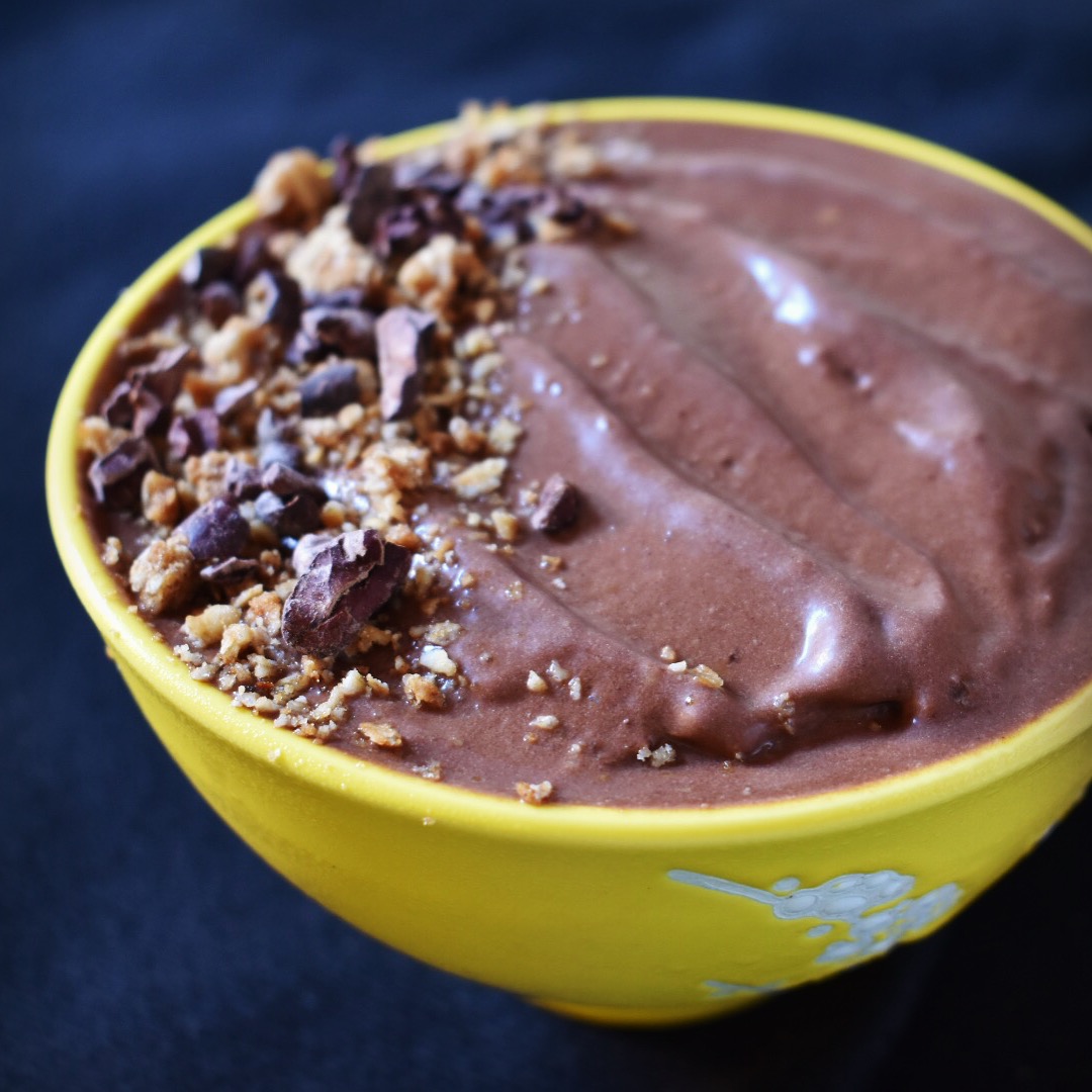 Healthy vegan chocolate, banana and peanut butter 'nicecream' recipe