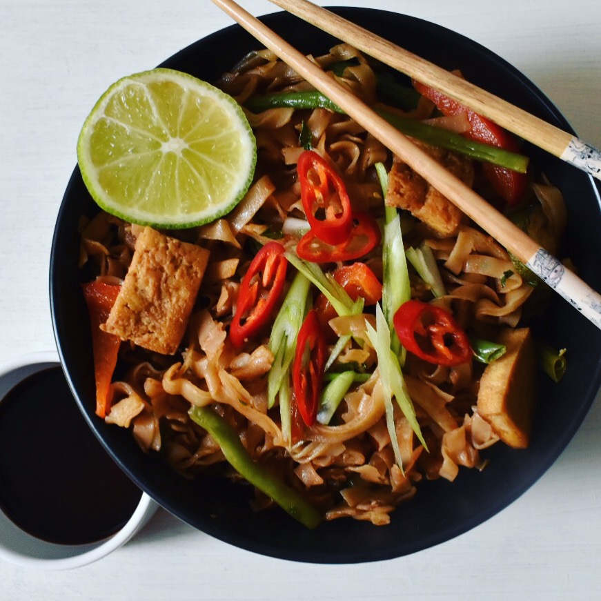 Vegan tofu pad Thai recipe