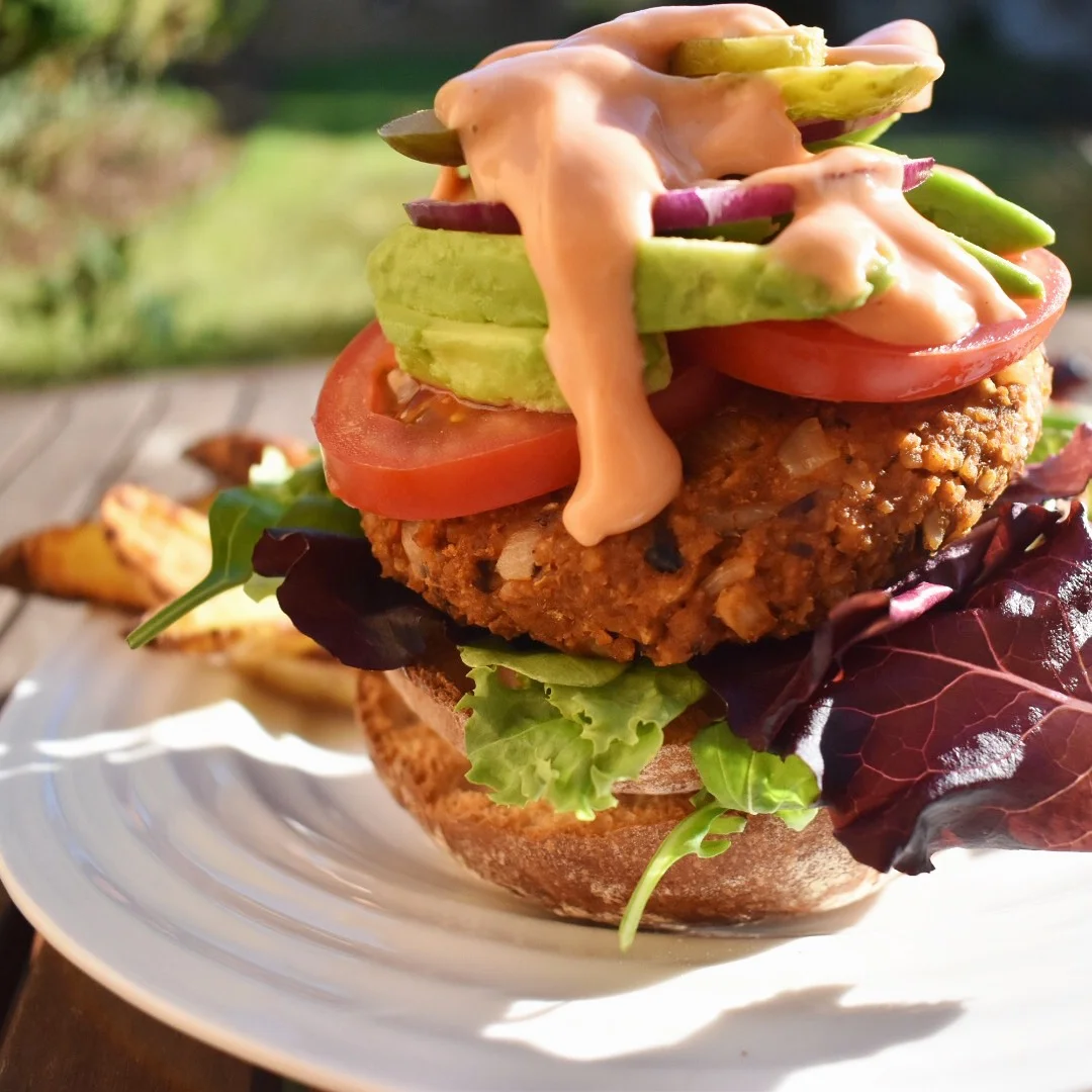 vegan bbq veggie burger recipe grillable healthy plant based barbecue easy
