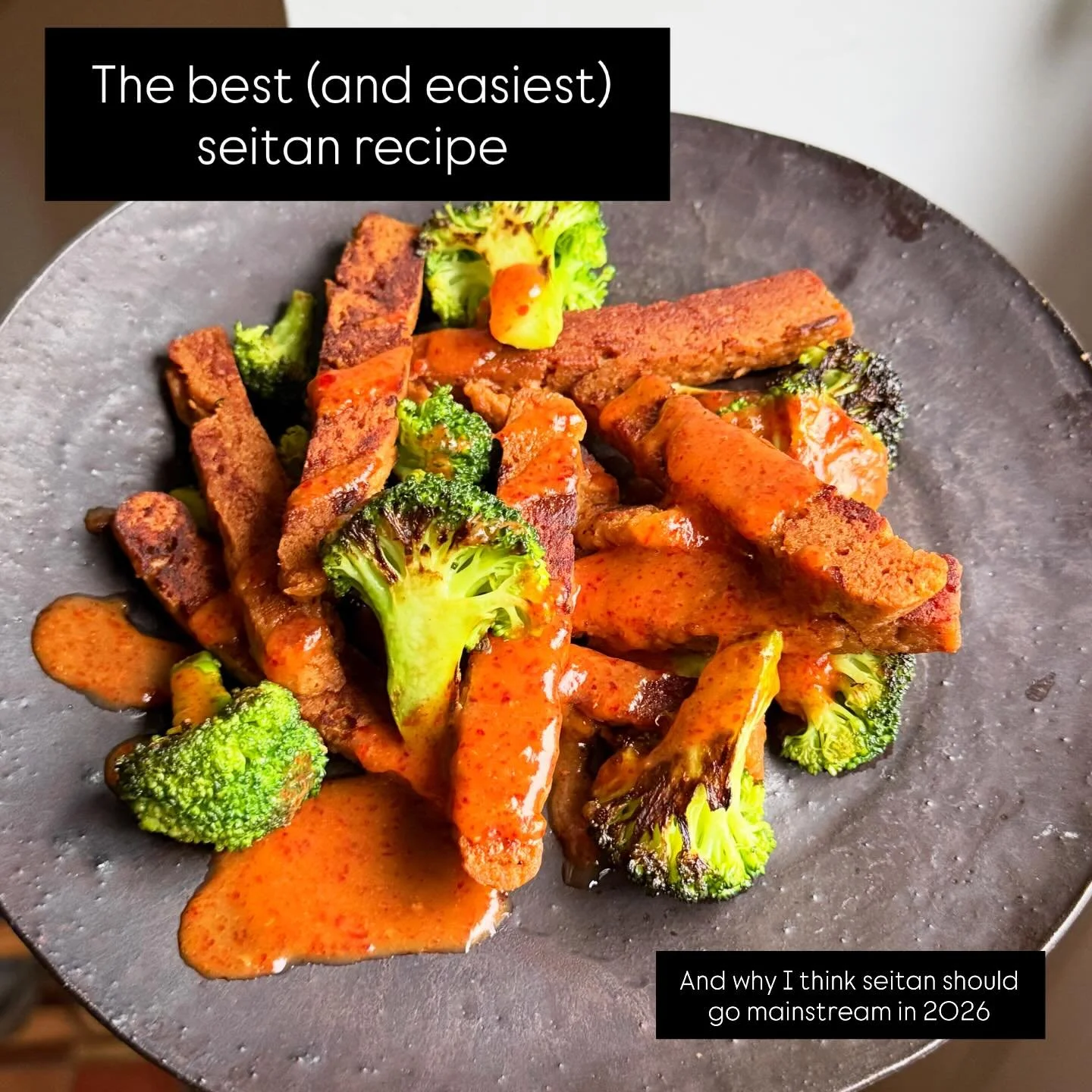 Is seitan one of the most underused / underrated high protein sources? 

This recipe takes the best parts of 20+ other seitan recipes I&rsquo;ve tried, to make the best (and easiest) version. 

Another high protein source to add to the plant-based ar