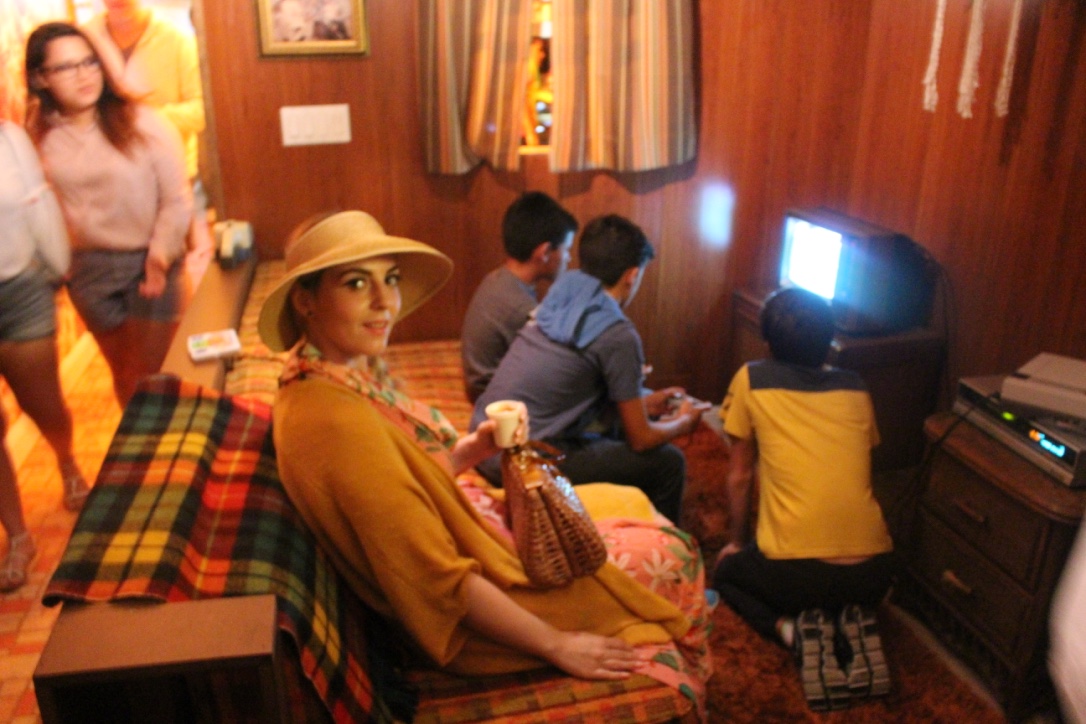 Family room in the back, I had three pre-teen boys for about 7 minutes. You can feel what it's like to have an instafamily too. 