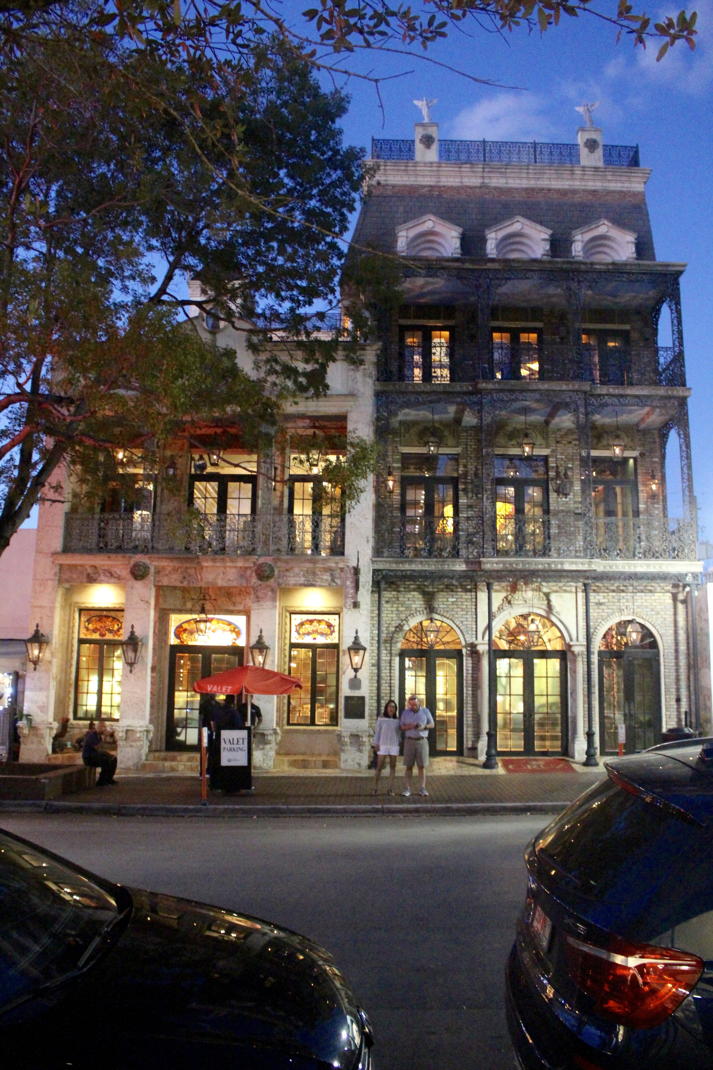 One last picture of Coconut Grove. I don't know what this building is called but it had beautiful gas-lit fixtures outside and stained glass inside. 