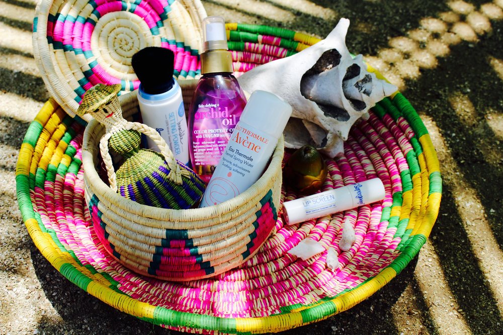 A couple of my favorite products I staged with my new souvenirs from the Maya Key gift shop