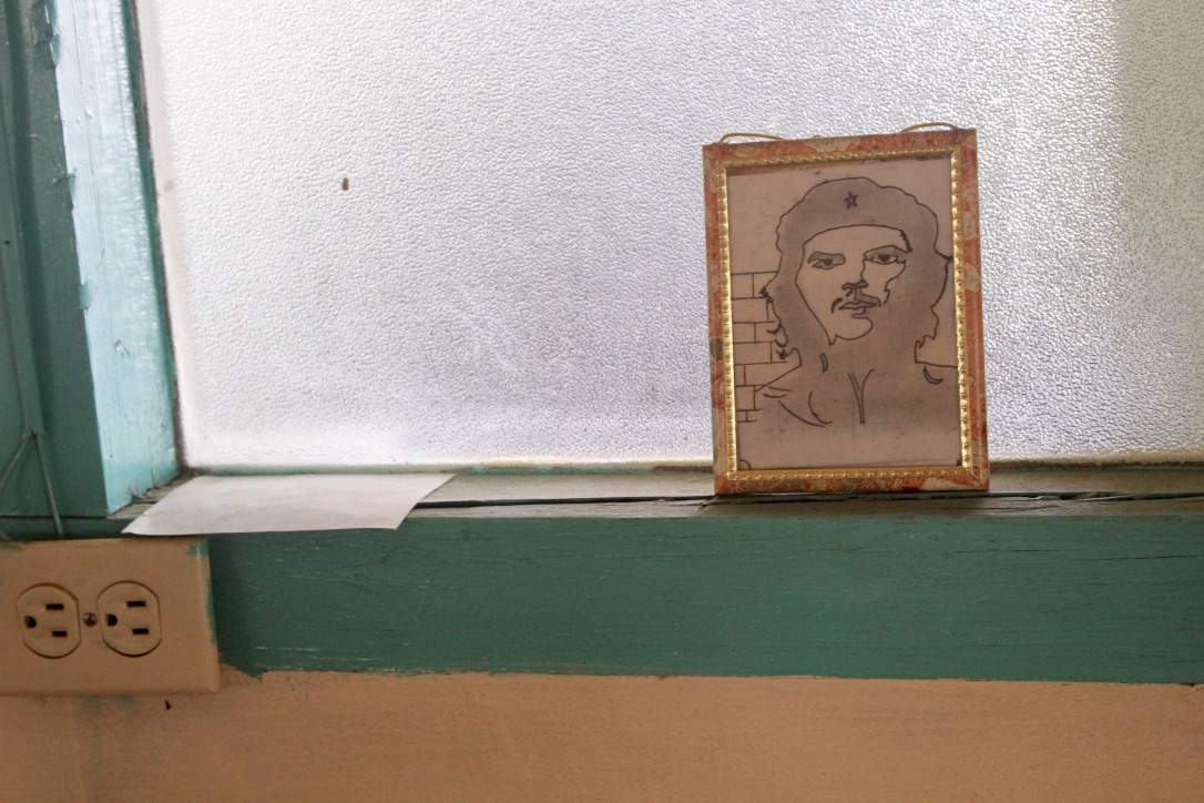 Very political decor of the Tobacco factory 