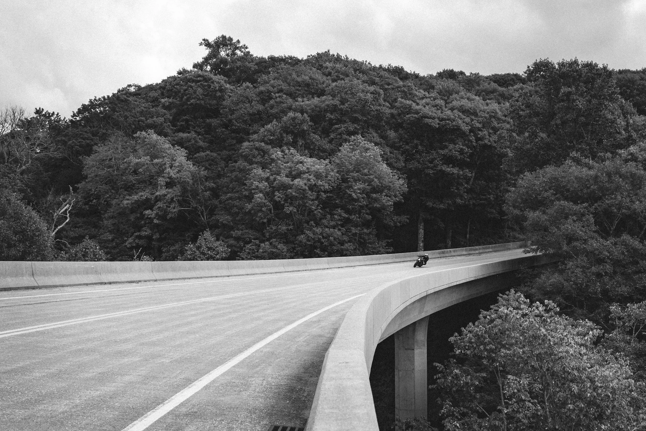 The Cherohala Skyway, part of a 140mile loop that includes route 129 starting and finishing in Robbinsville