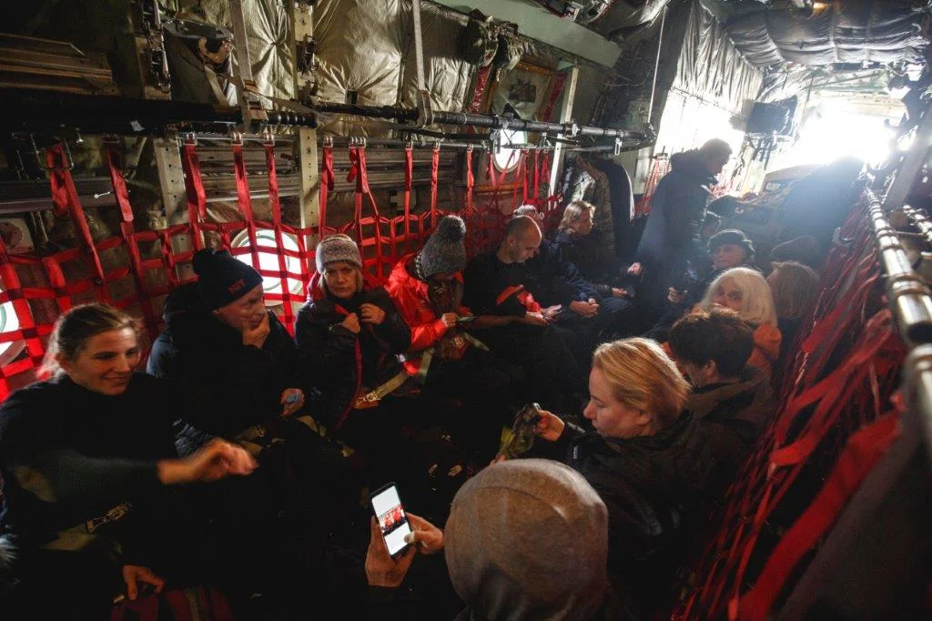 Dr Olivarius at the Futures Congress excursion to Antarctica (photo credit Álvaro Soto Valle)