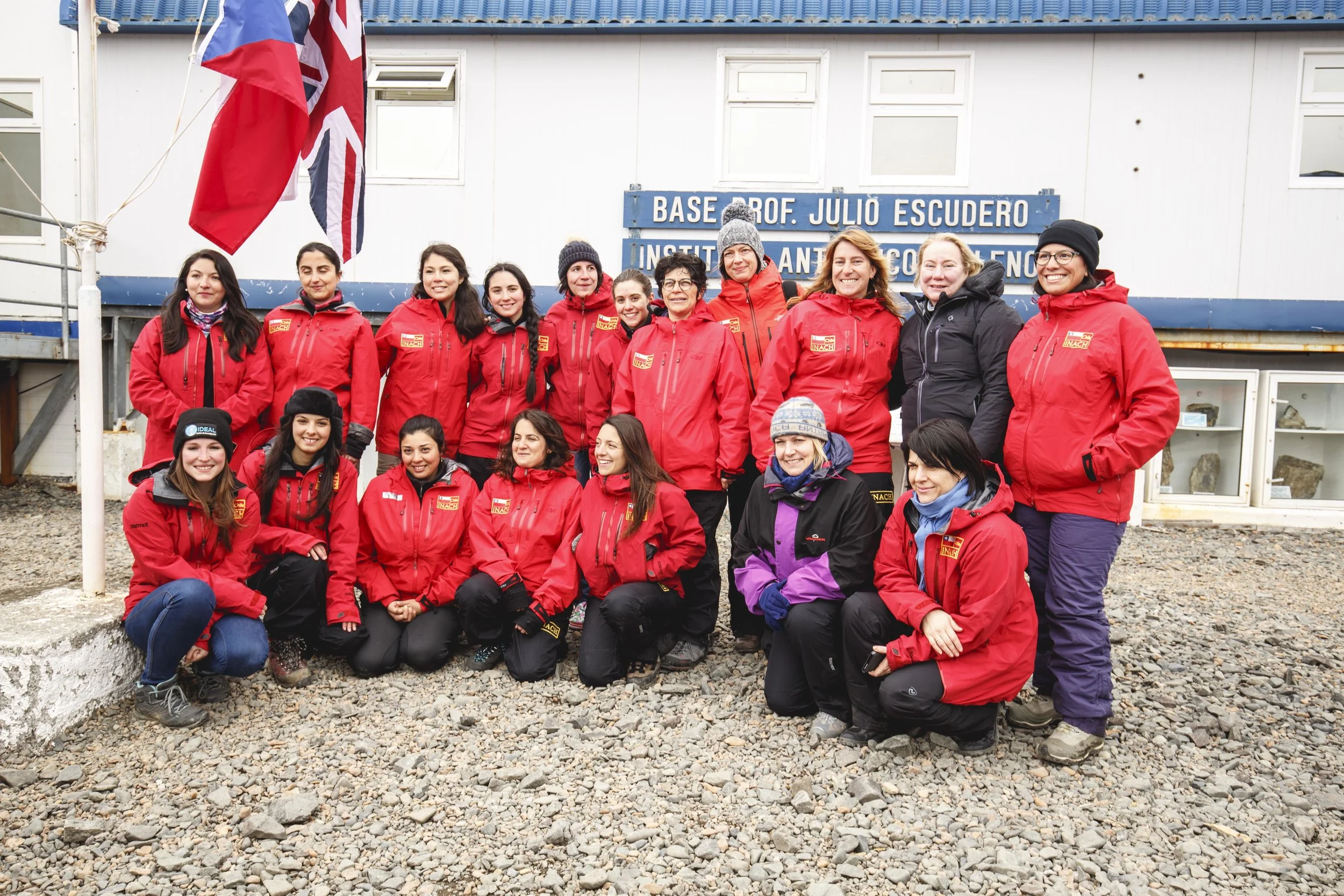 Dr Olivarius at the Futures Congress excursion to Antarctica (photo credit Álvaro Soto Valle)