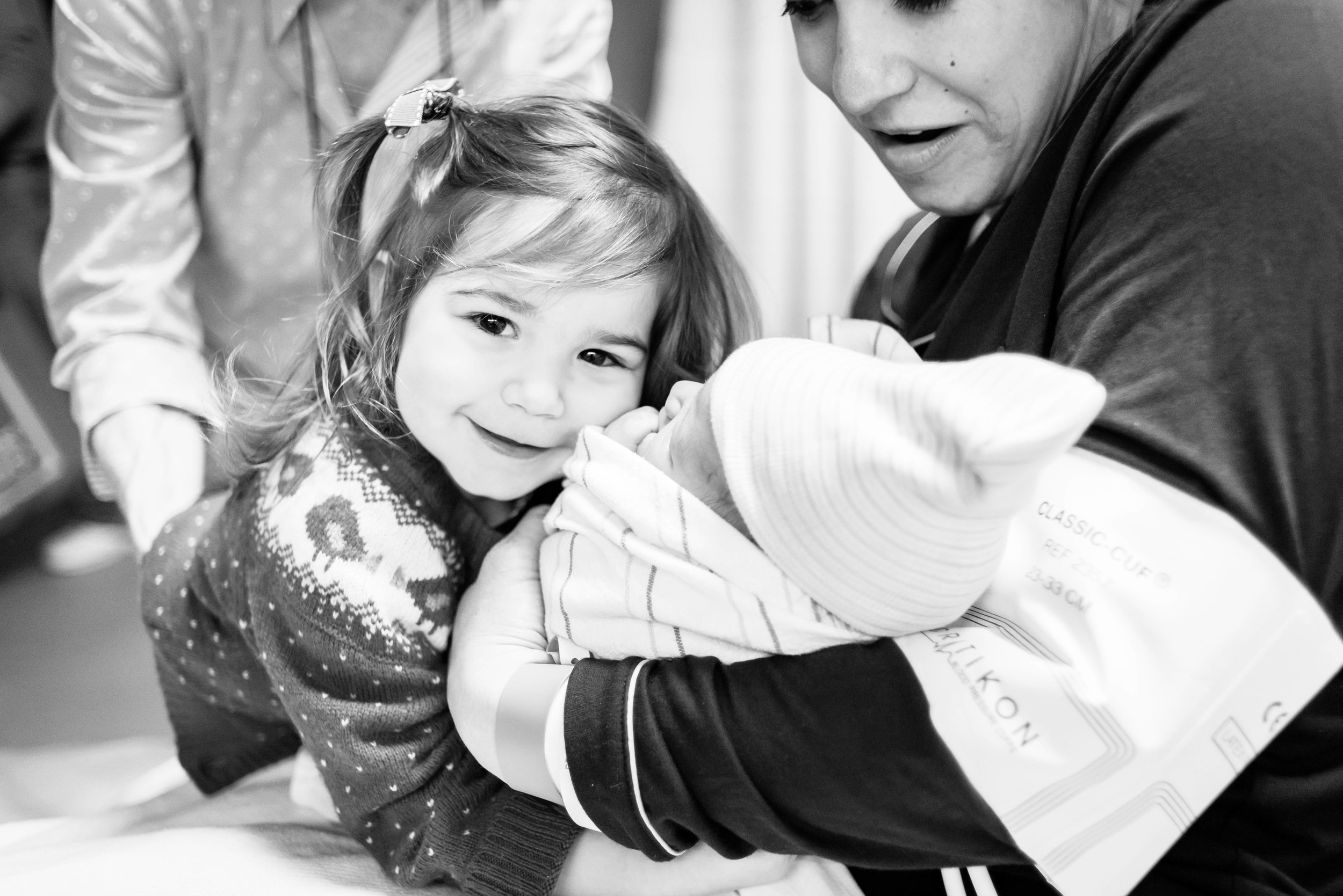this little sister just became a big sister too!