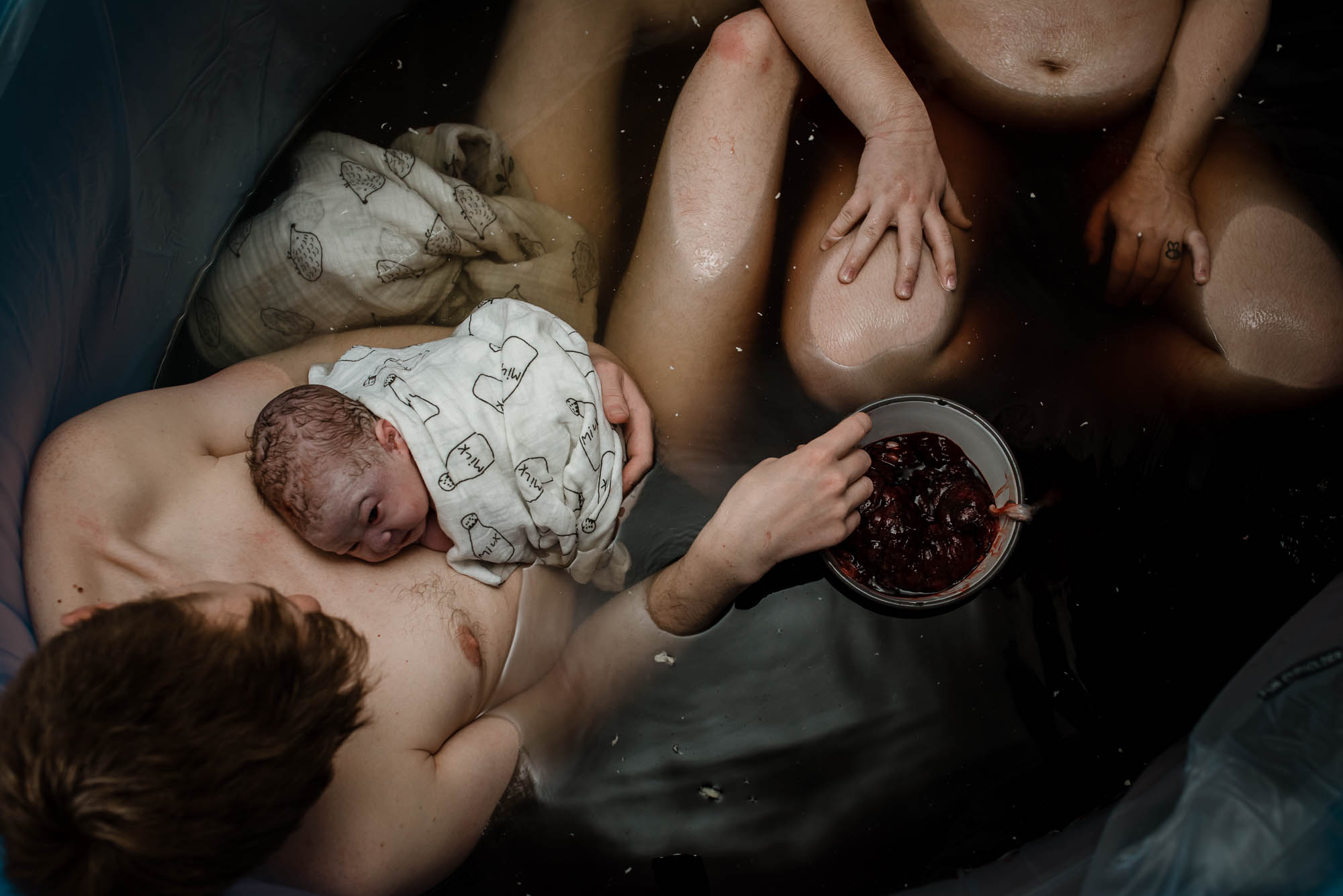 Birth From Above | A Collection of Overhead Birth Photographs