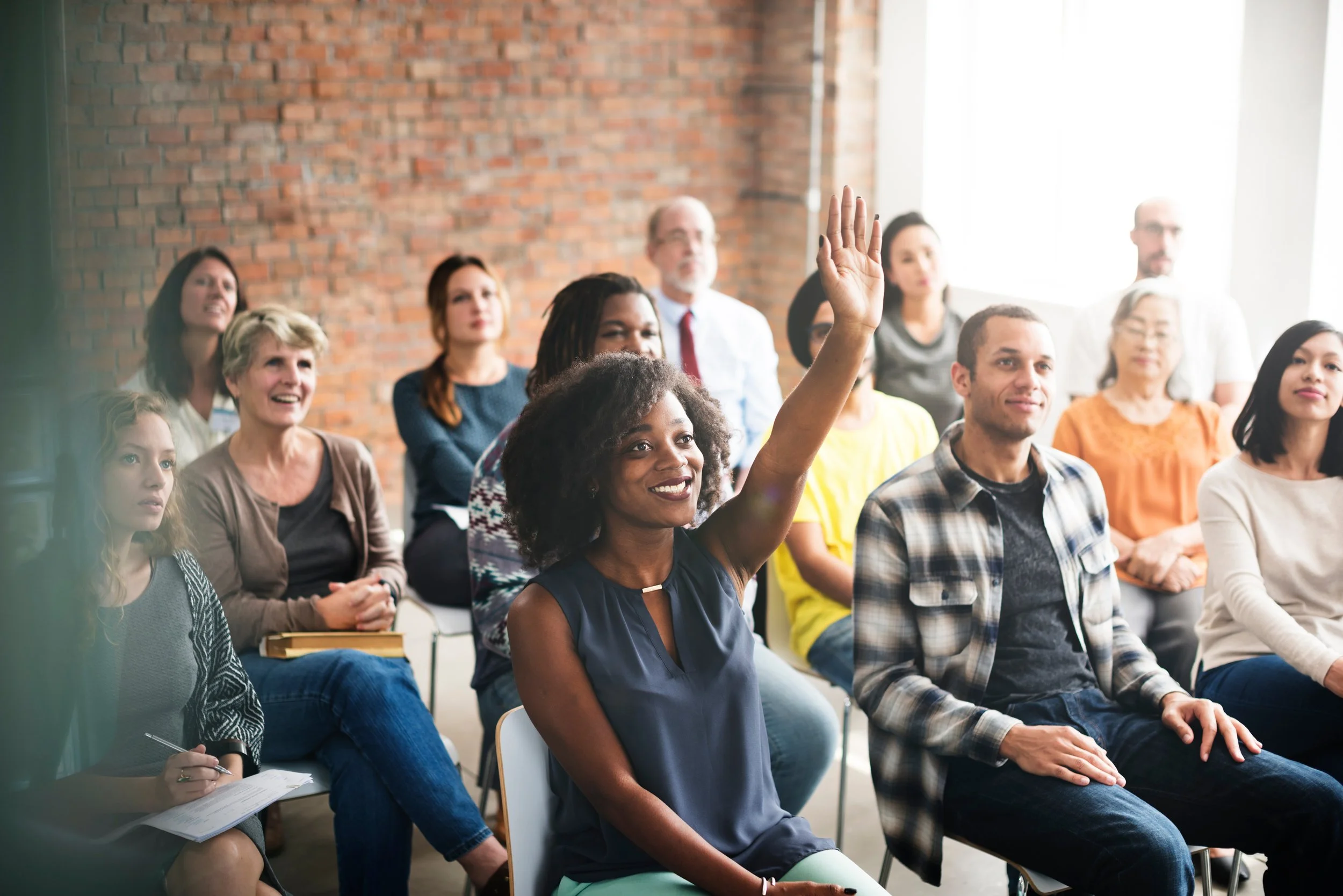 Give the audience a chance to ask questions