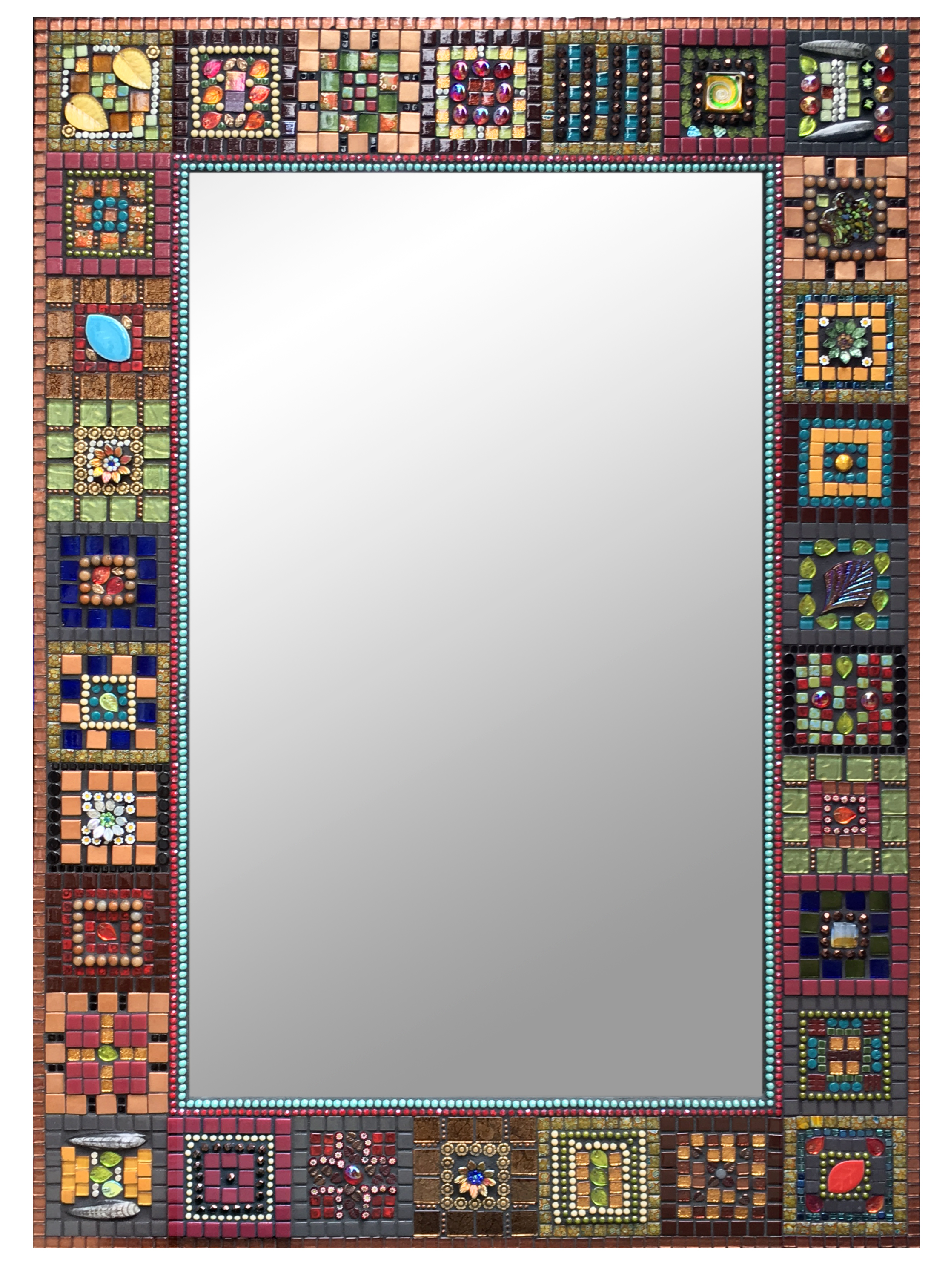 Picture Frame Substrate (holds 5x7 photo) — ZETAMARI MOSAIC ARTWORKS