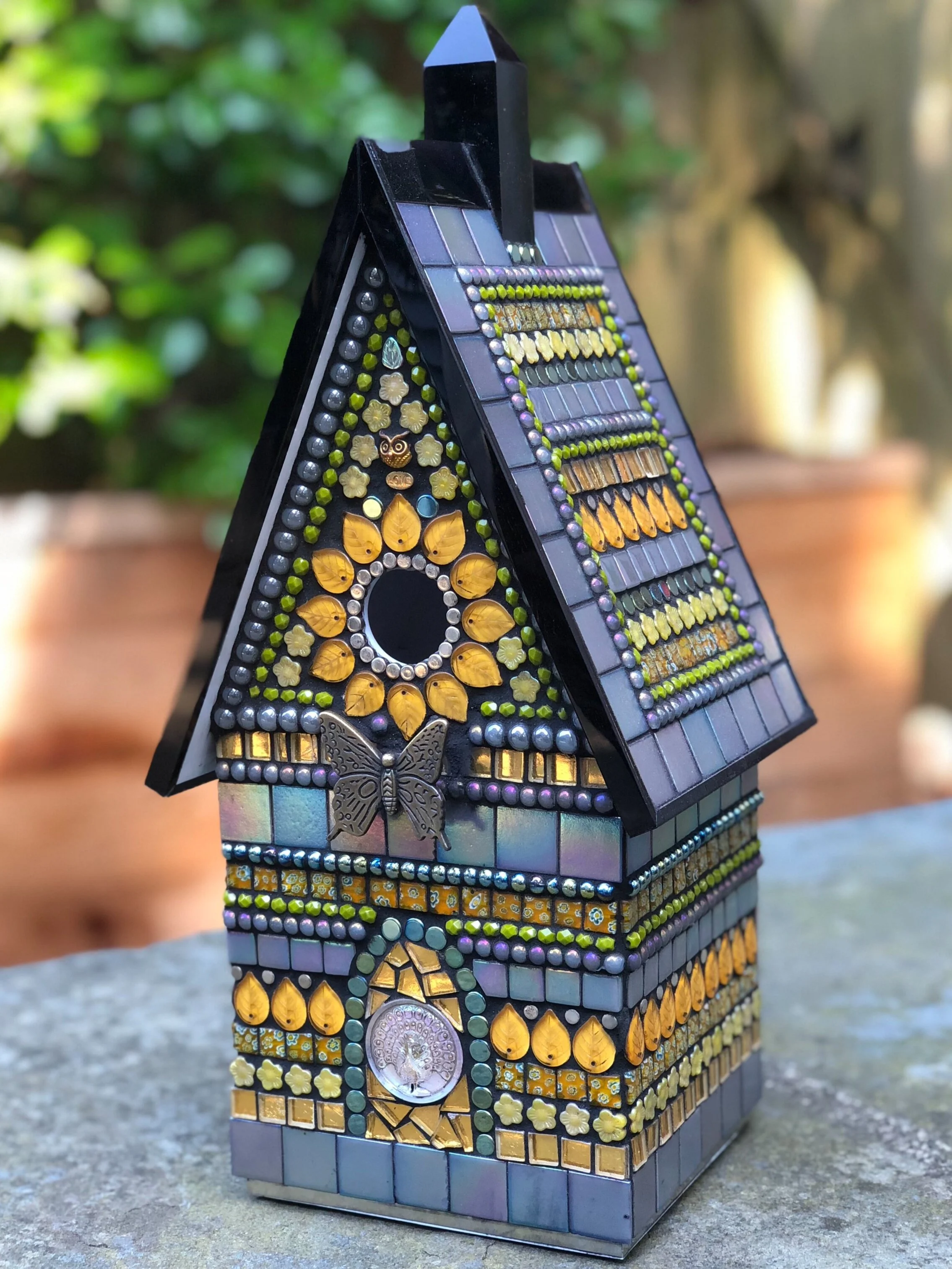 Mosaic Birdhouse Kit — ZETAMARI MOSAIC ARTWORKS