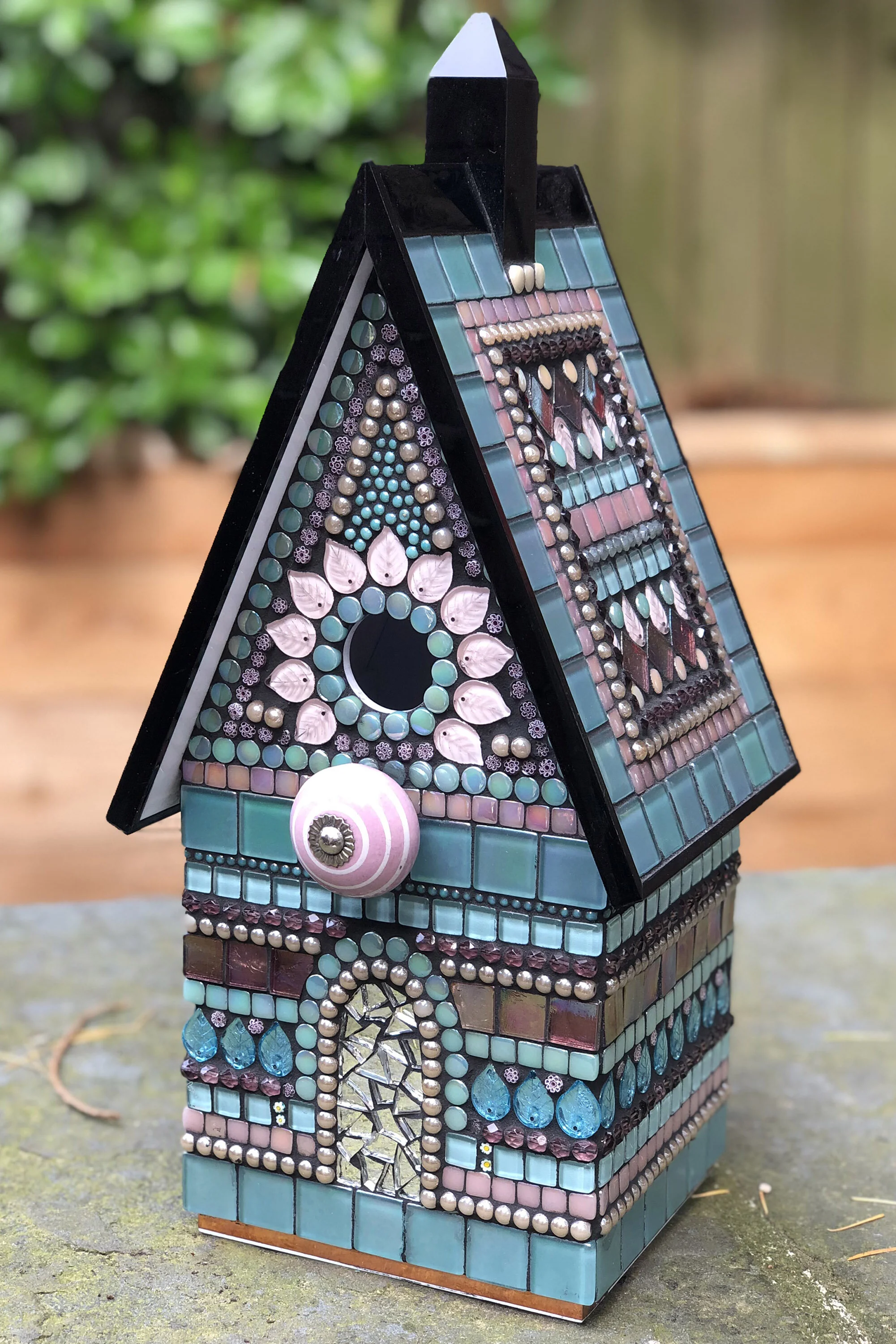 Mosaic Birdhouse Kit — ZETAMARI MOSAIC ARTWORKS