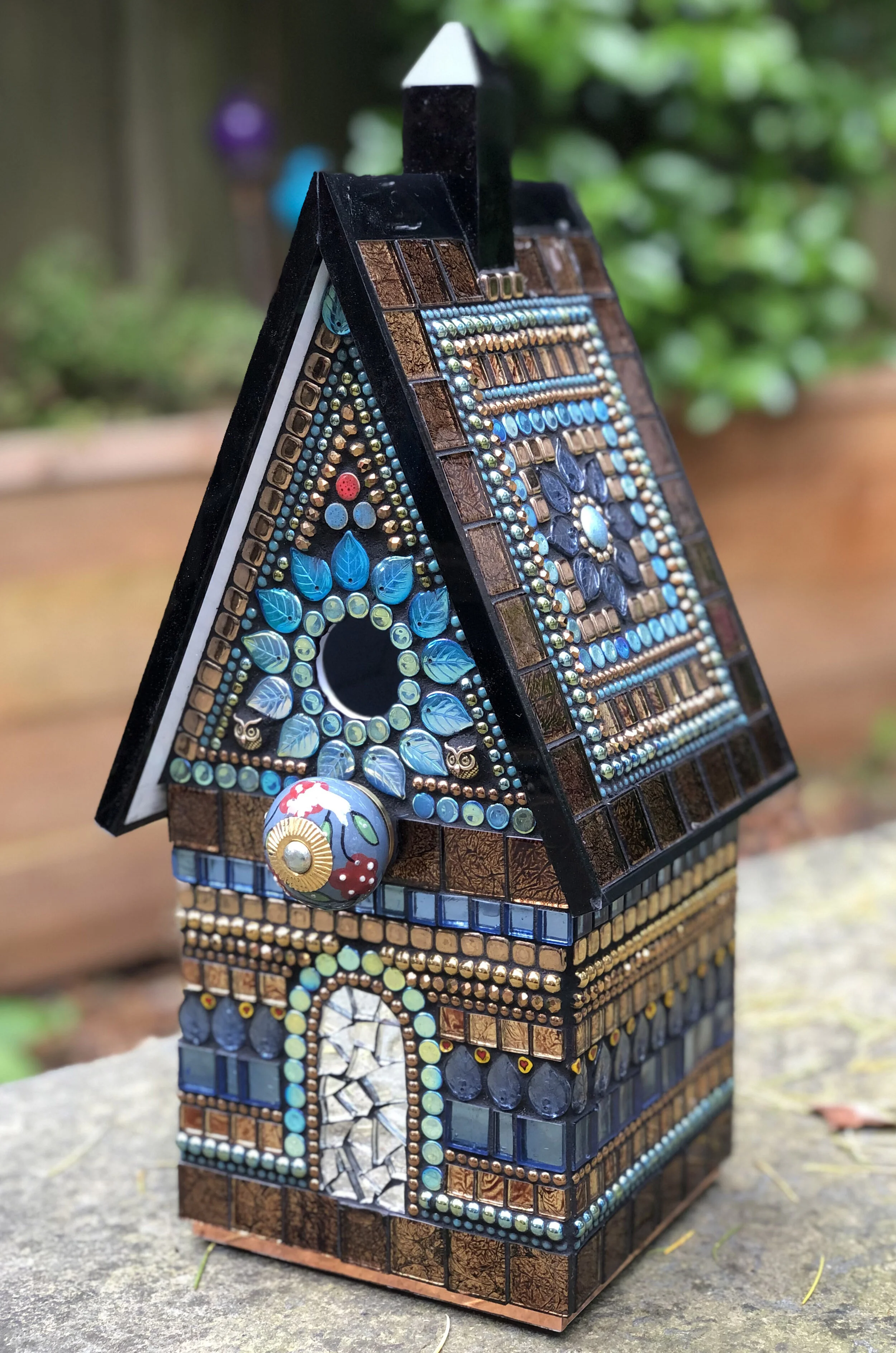 Mosaic Birdhouse Kit — ZETAMARI MOSAIC ARTWORKS