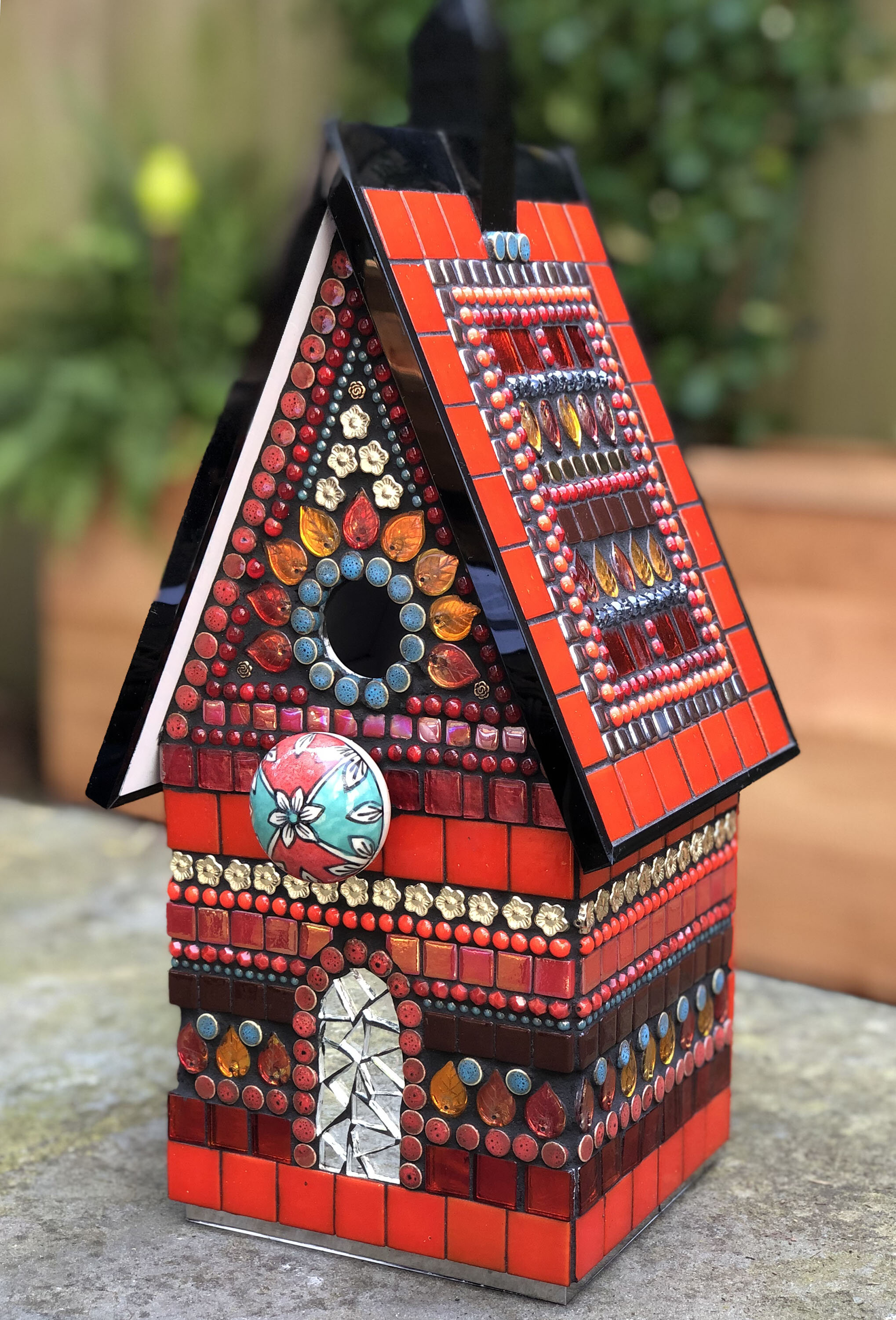Mosaic Birdhouse Kit — ZETAMARI MOSAIC ARTWORKS