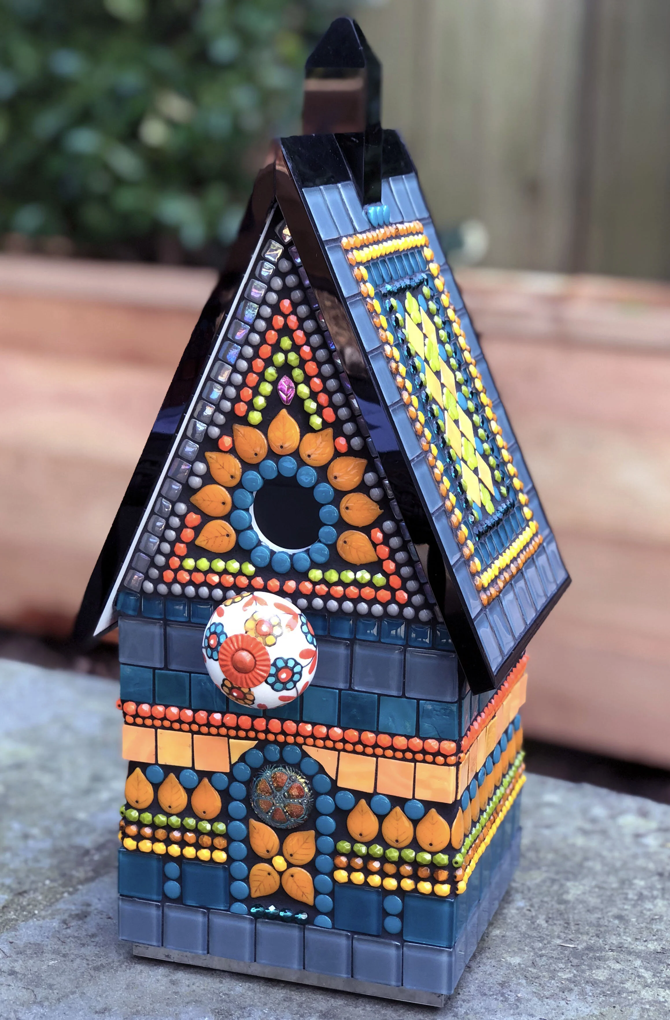 Mosaic Birdhouse Kit — ZETAMARI MOSAIC ARTWORKS