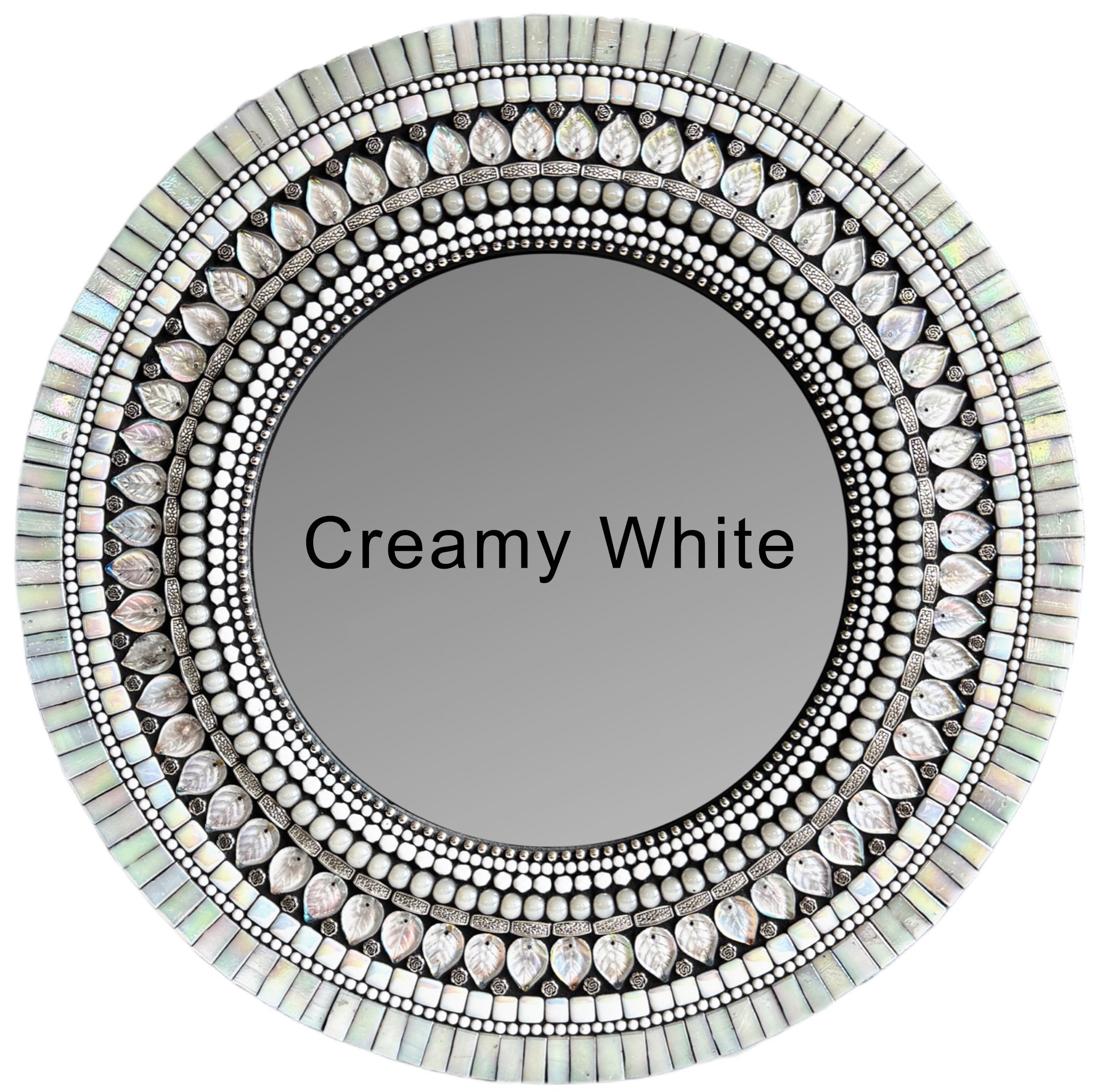Round Mosaic Mirror Kits — ZETAMARI MOSAIC ARTWORKS - 化粧水 