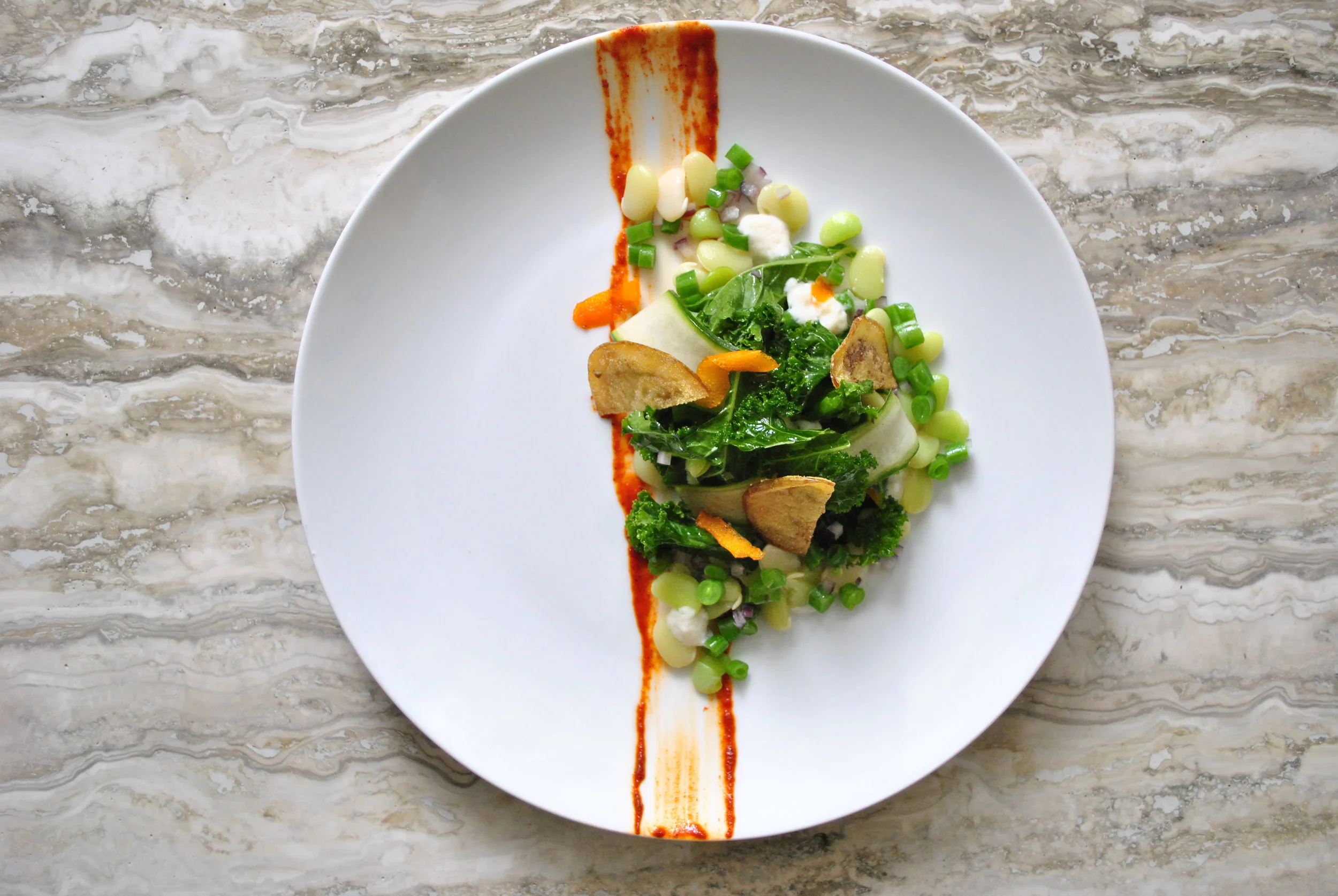 Mixed Salad with Spicy Passion fruit Sauce