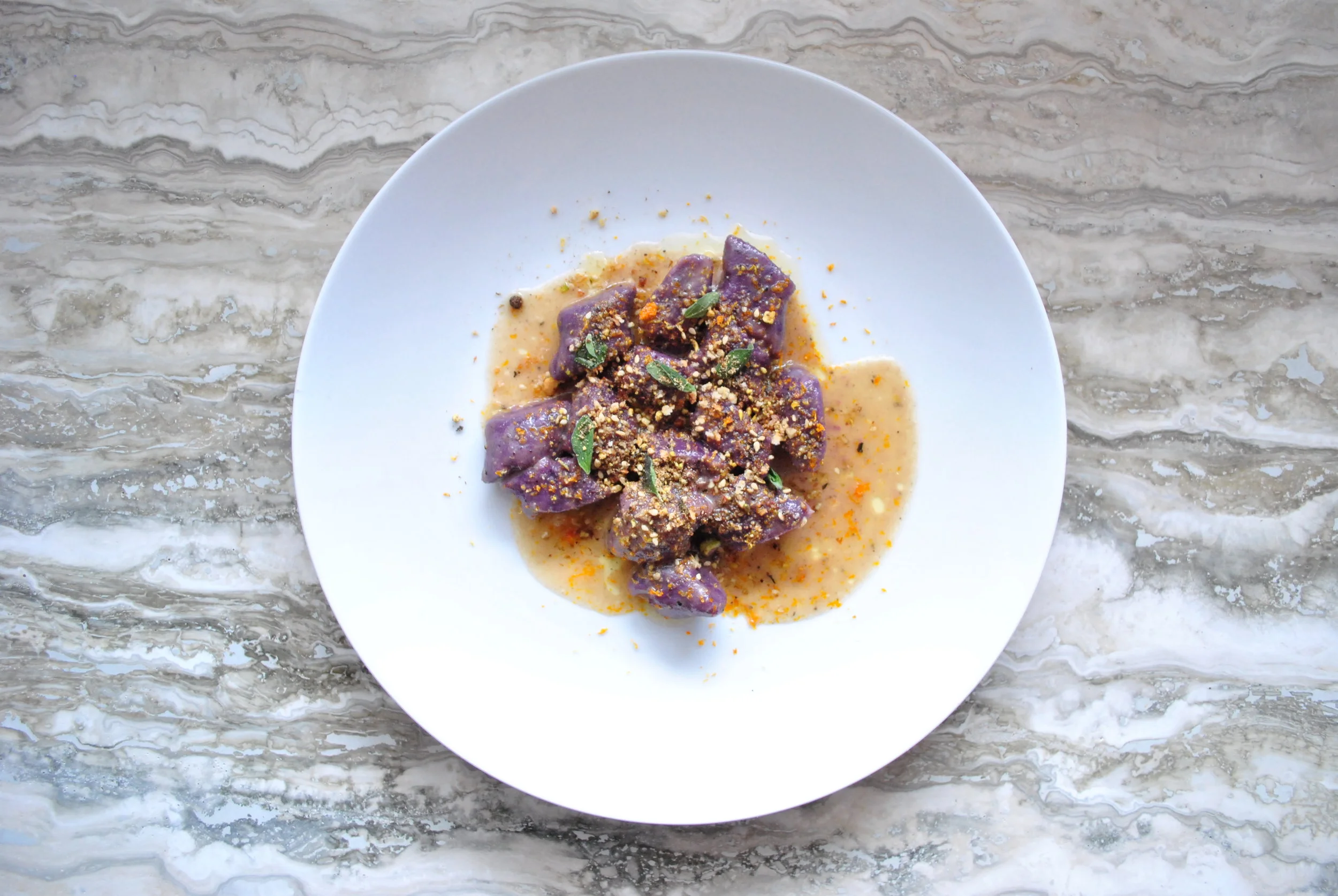 Hot Potato: Purple Gnocchi in Brown Butter