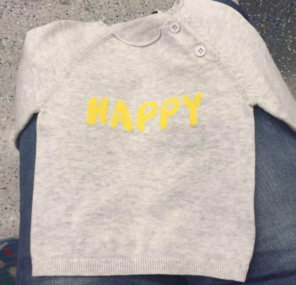 One of the first things I bought for Olivia, I always knew she was a happy person