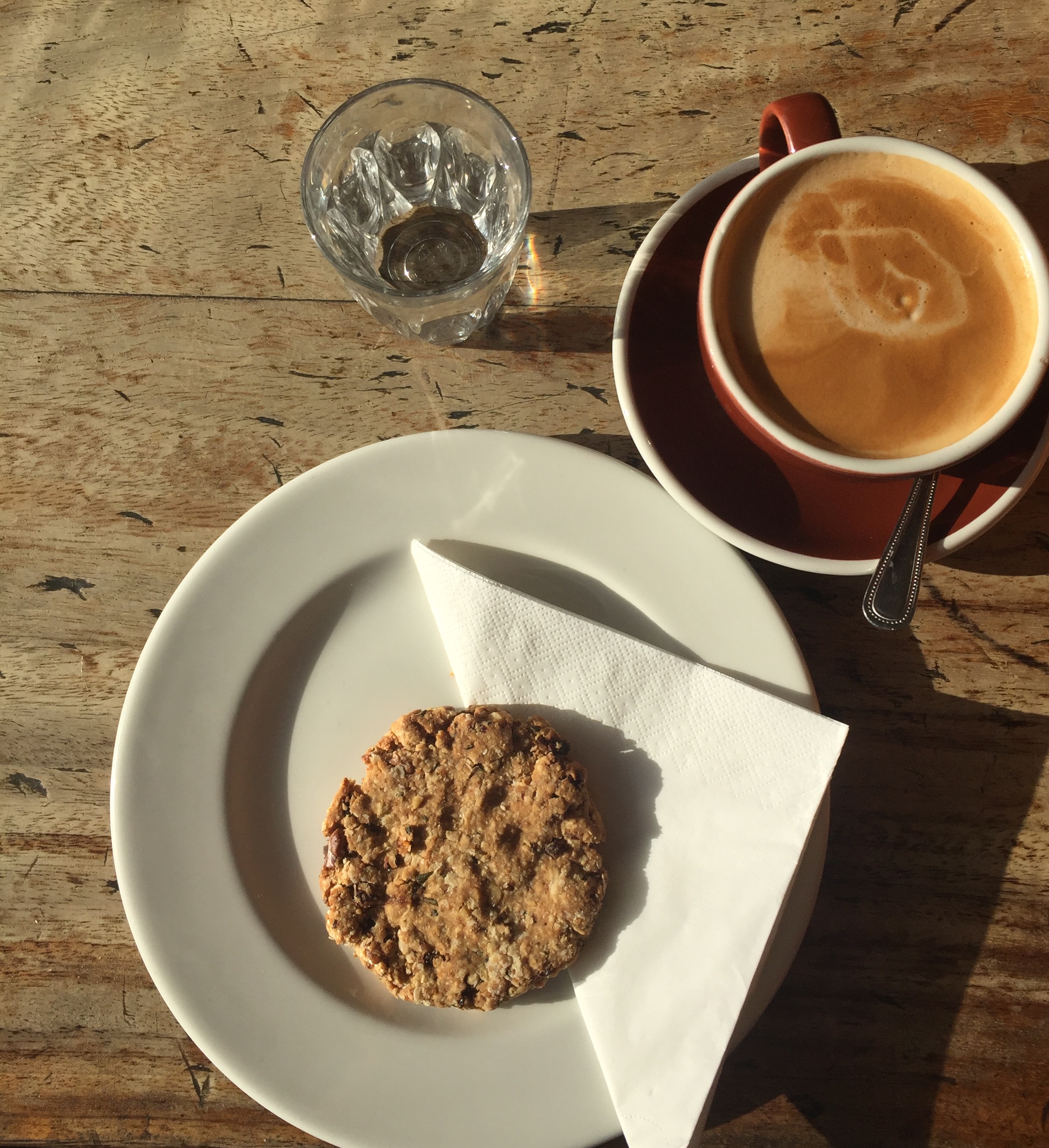 Our breakfast in the parallel universe where we don't have time to make elaborate food