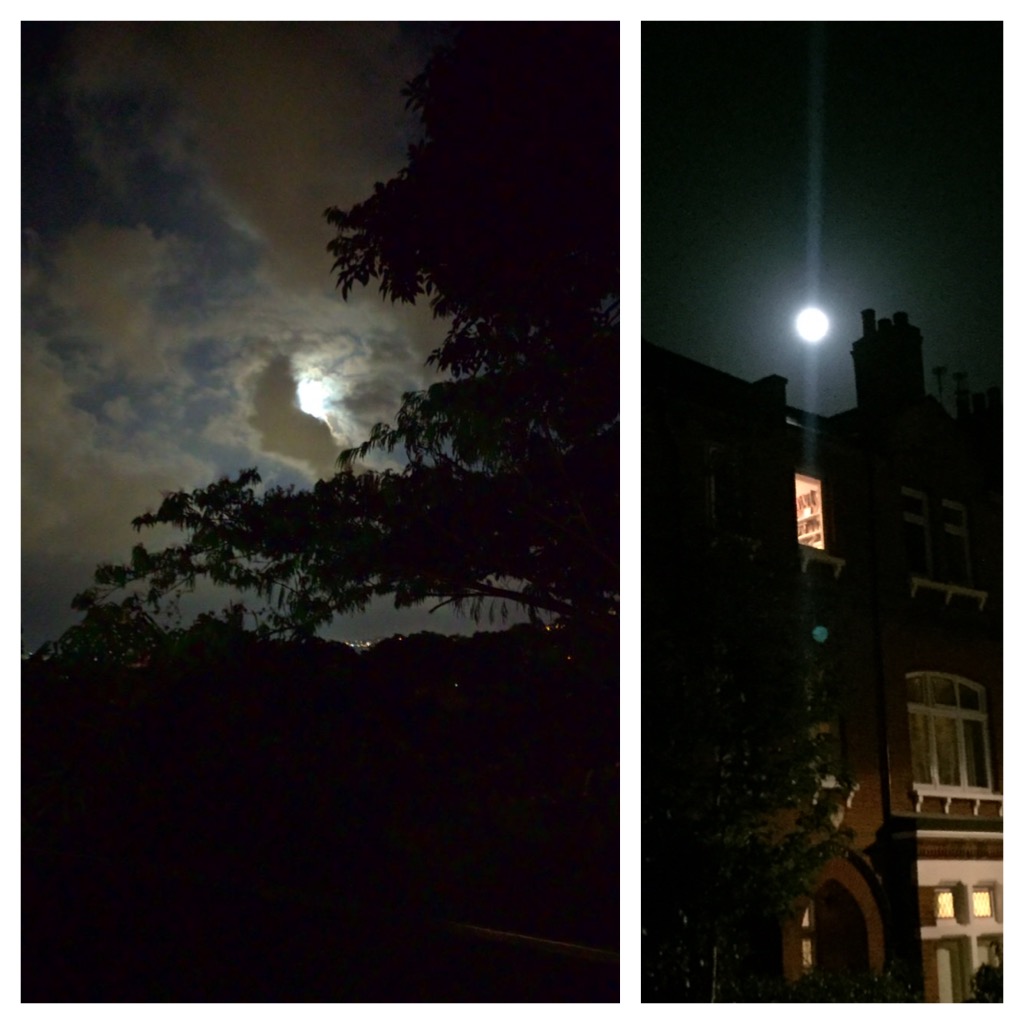 Full moon in Venezuela vs. full moon in London, Fulham.