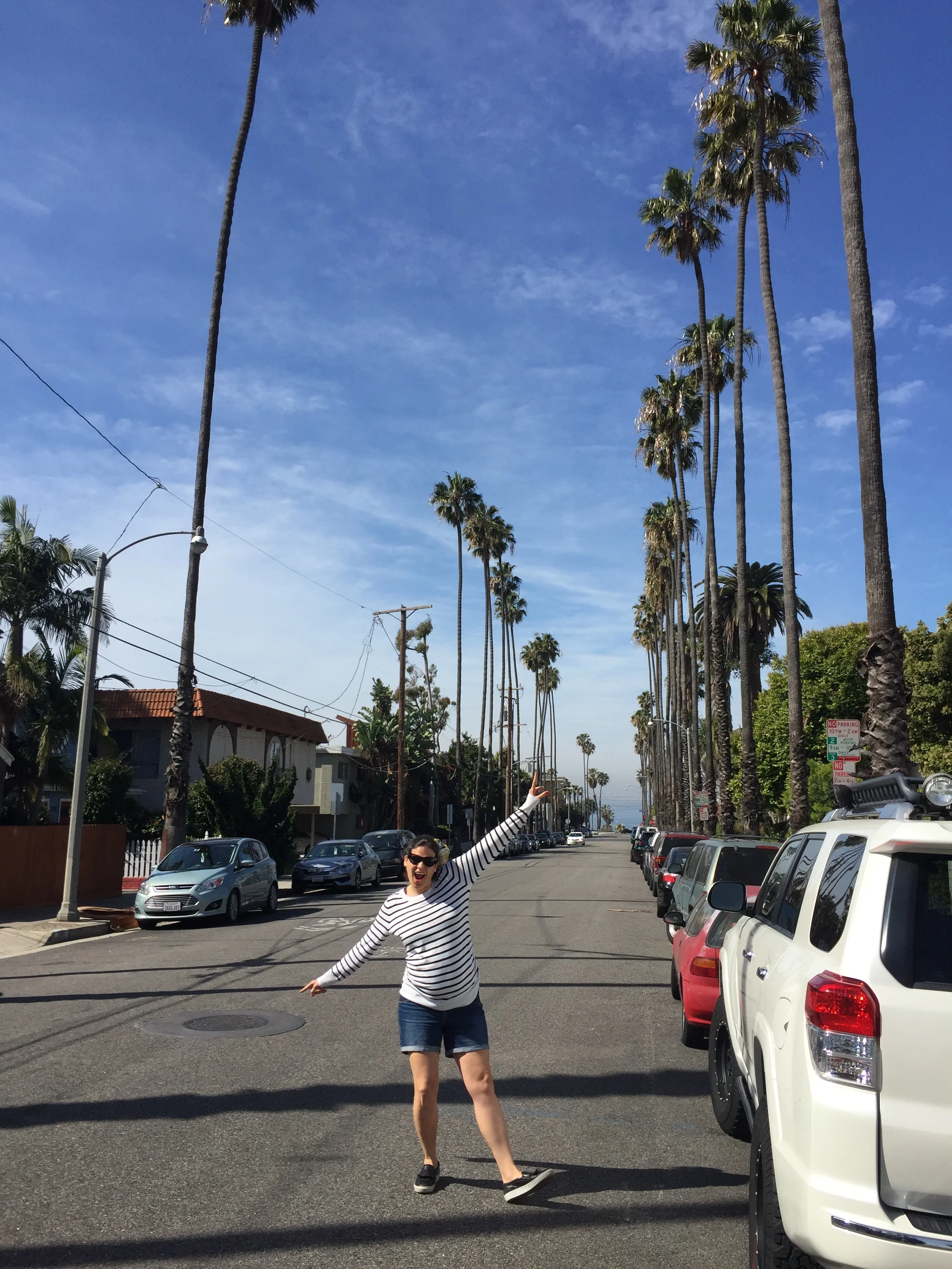 Olivia and I in Santa Monica, California for my birthday