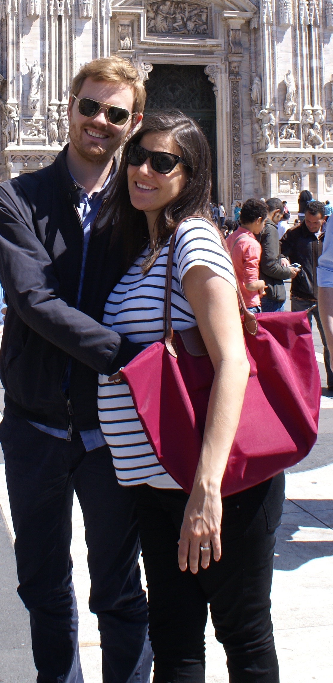 This was taken on my last pregnant trip after a friend's wedding