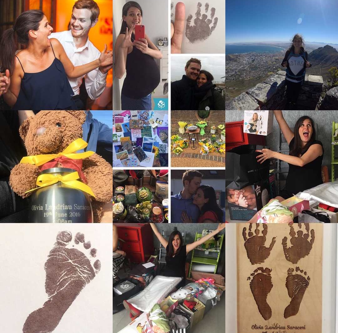 I love that one of my best nine is a moment of perfect happiness, Olivia's babyshower!