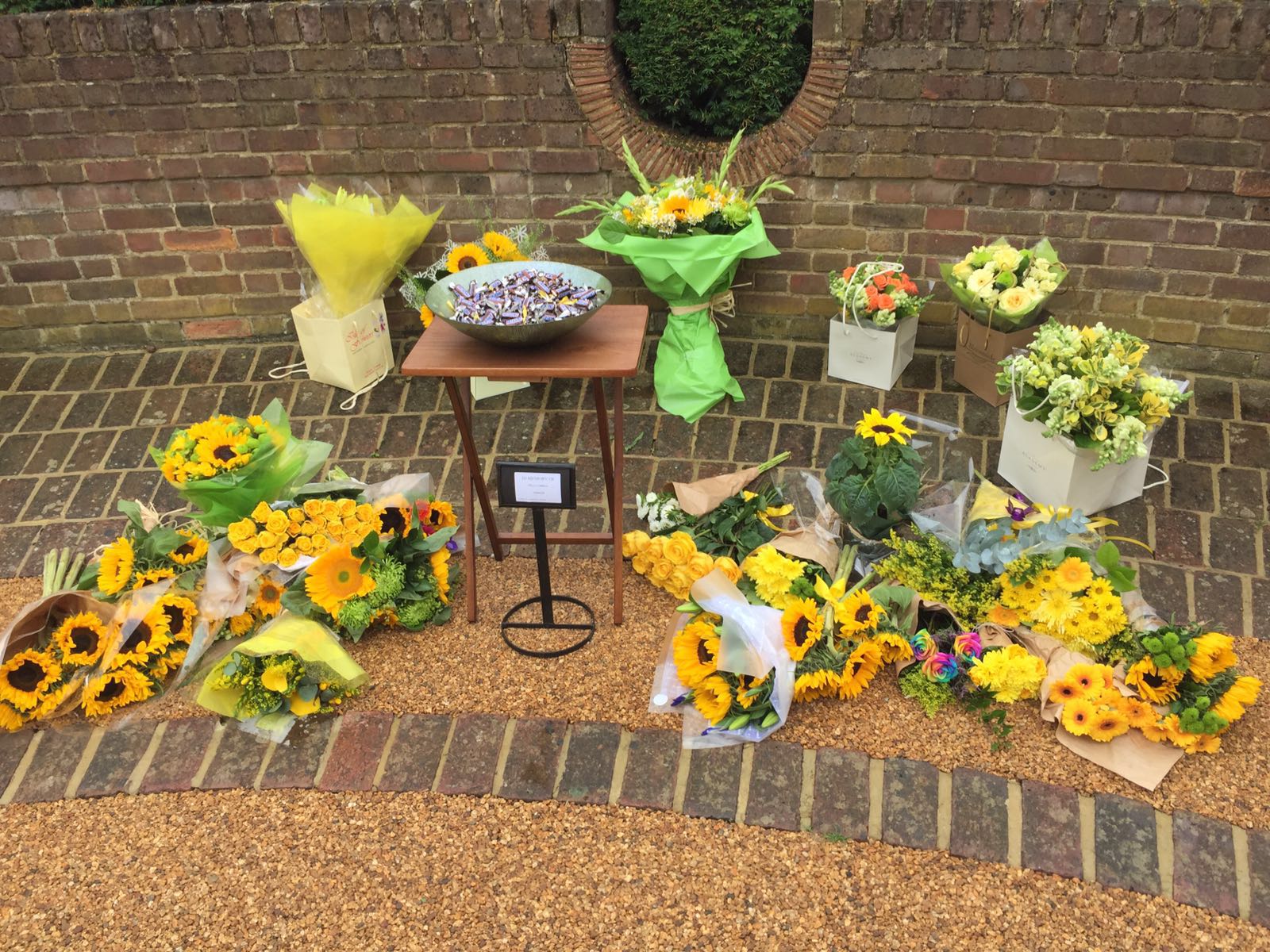 2nd of August 2016 at the Mortlake crematorium