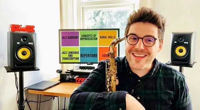 I have been LOVING running my online jazz school so much that I am continuing it beyond lockdown. 😆
.
. 🎉 I&rsquo;ve just built a brand new portal on my website - it works on mobile and desktop browsers.
.
. 🙌🏼 I&rsquo;ve designed a whole new str